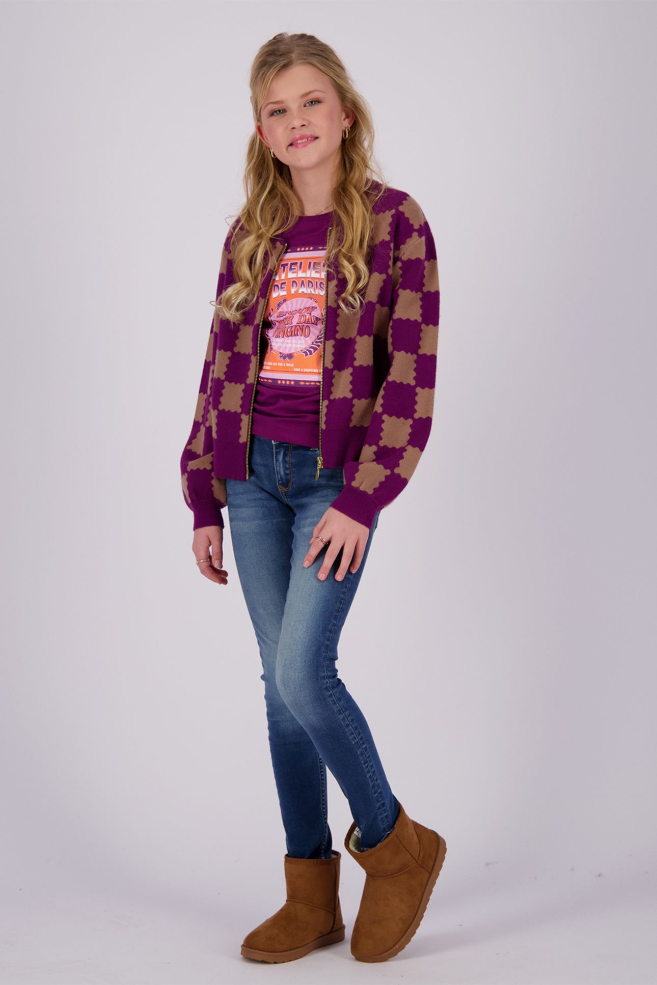 GIRLS JANNEKE T-SHIRT MAGIC PURPLE 3