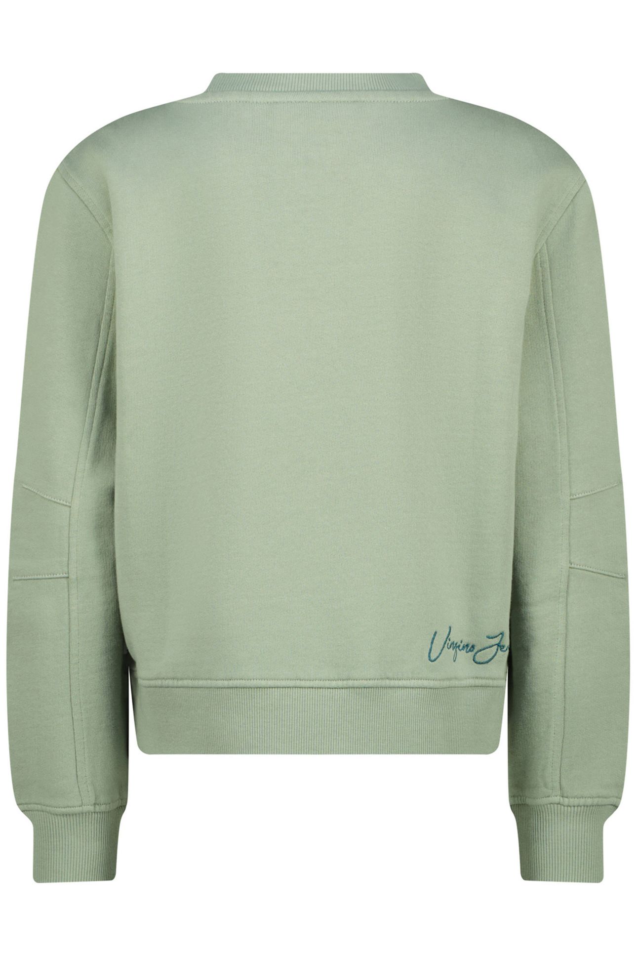 GIRLS NALITA SWEATER JADE GREEN 2