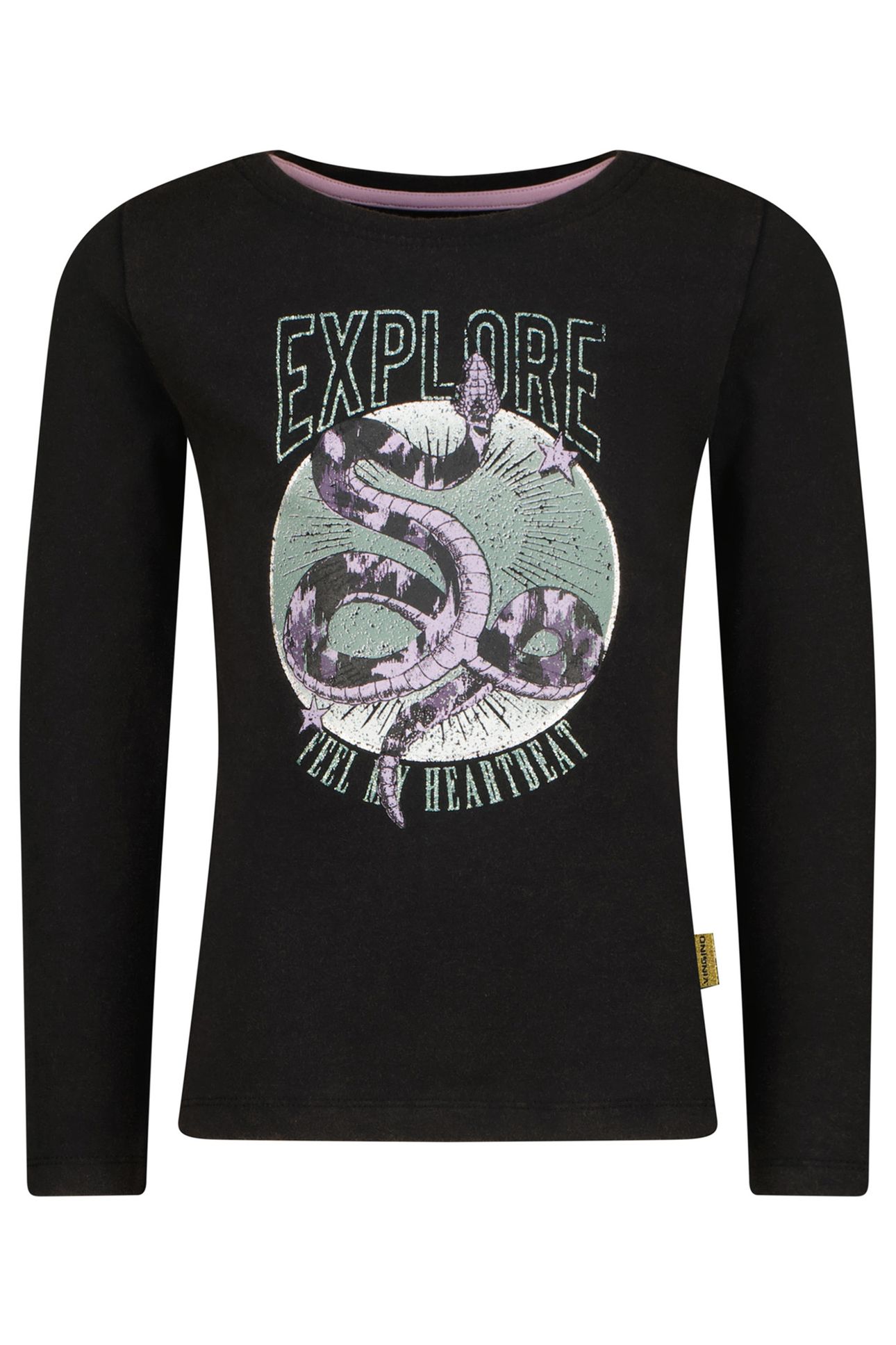 GIRLS JASMINE T-SHIRT WASHED BLACK 1