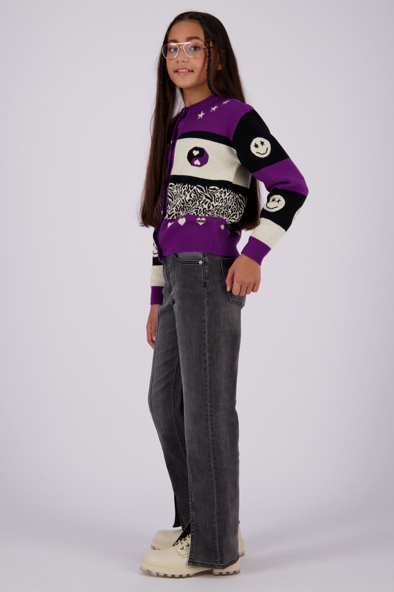 GIRLS MINDY VEST MULTICOLOR PURPLE 5