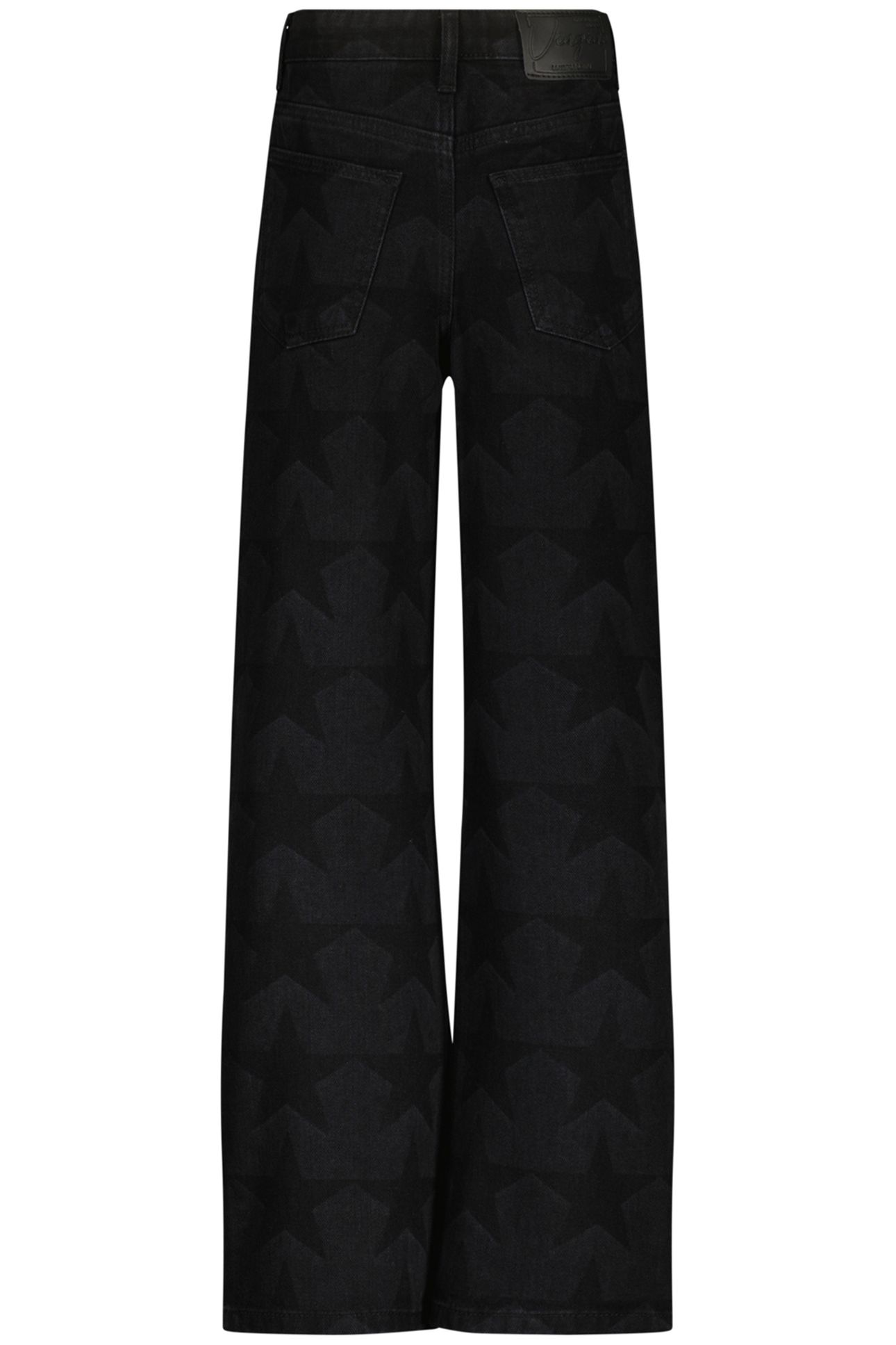 GIRLS CATO STAR JEANS WASHED BLACK 4