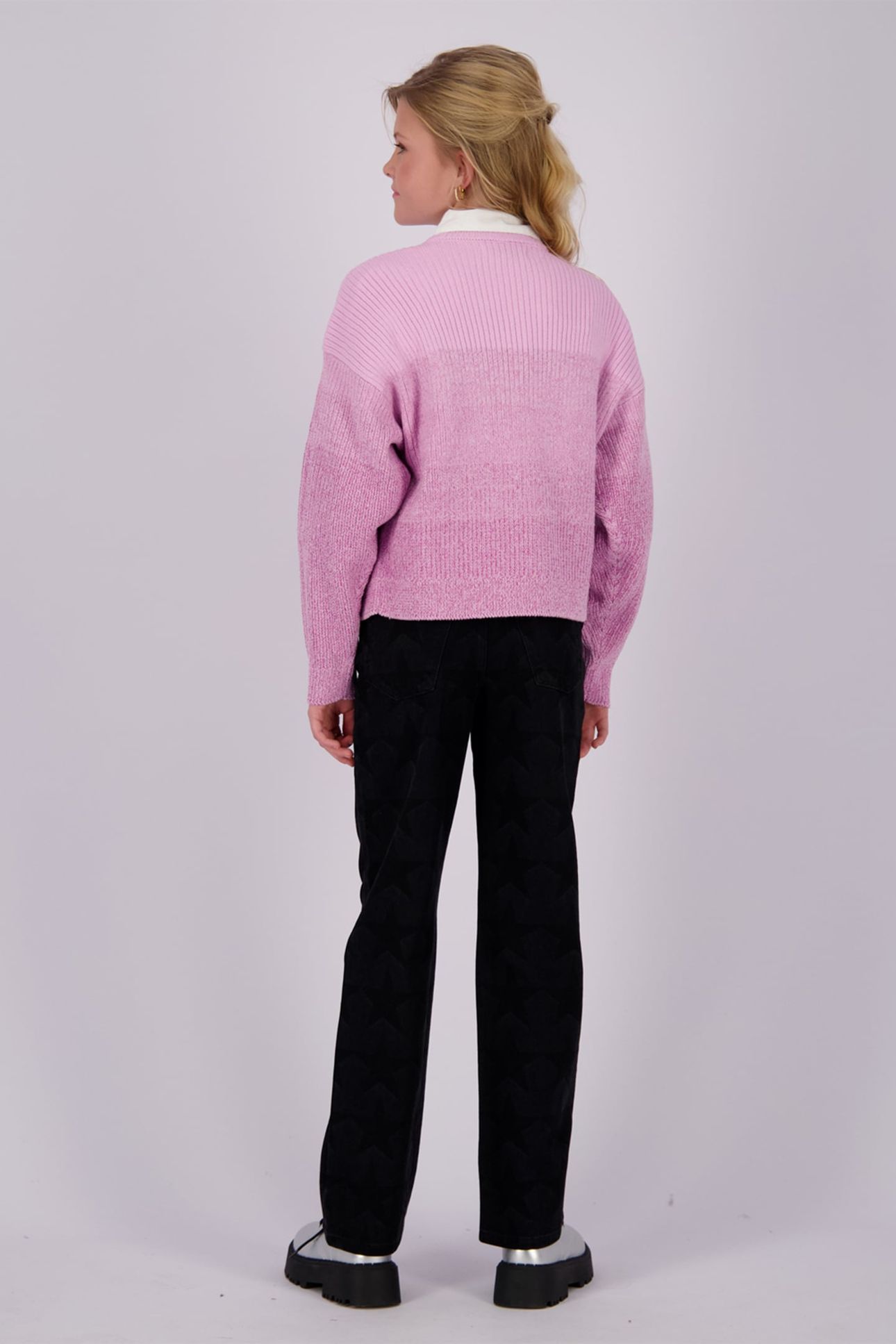 GIRLS MILKE FLAT KNIT TWINKLE PINK 2