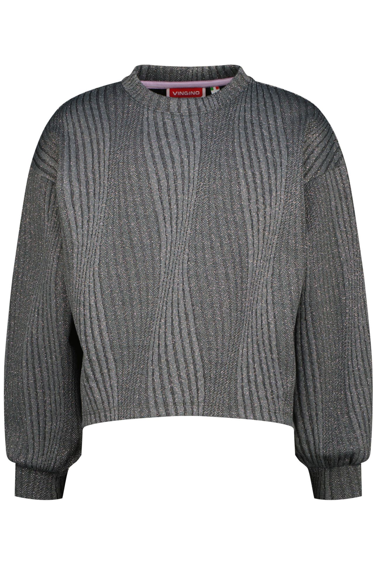 GIRLS JANE TOP GREY ROCK 3