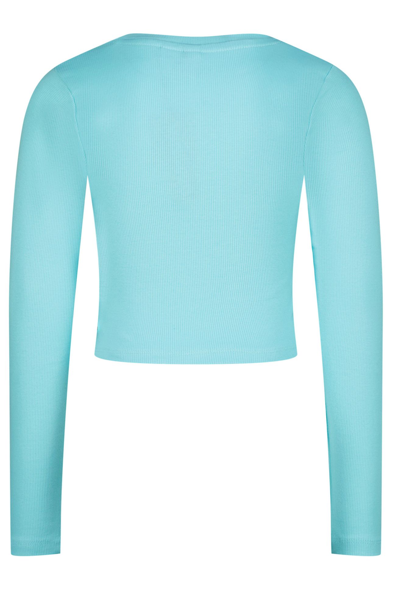 GIRLS G-BASIC-RIB LONGSLEEVE T-SHIRT ARTIC BLUE 2