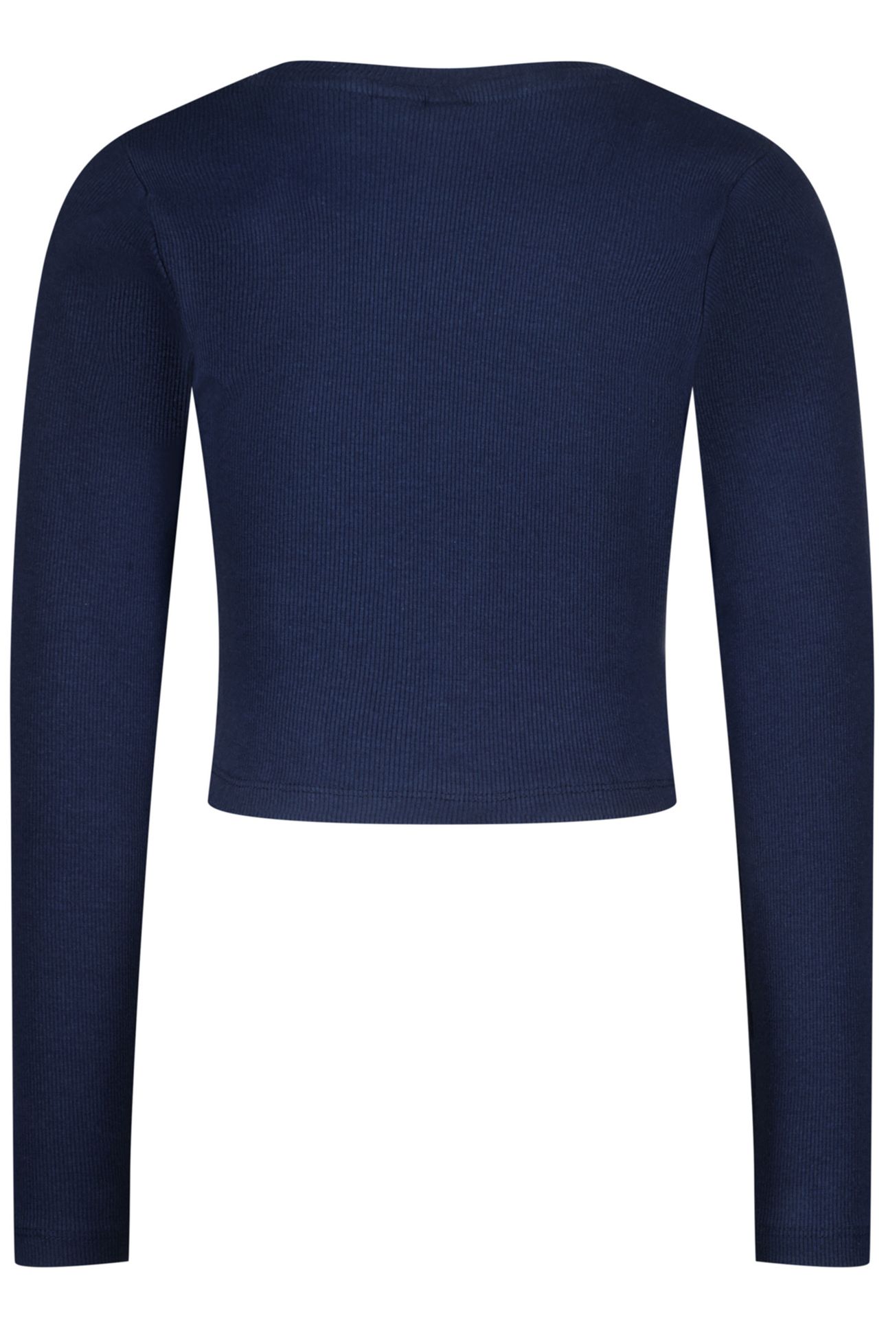 GIRLS G-BASIC-RIB LONGSLEEVE T-SHIRT DARK BLUE 2