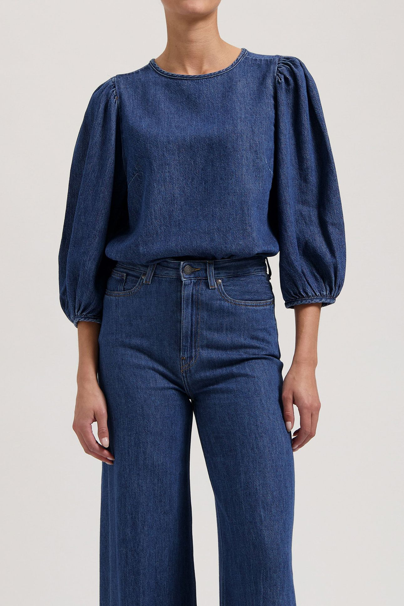 GLORIA SHIRT STONE INDIGO 1