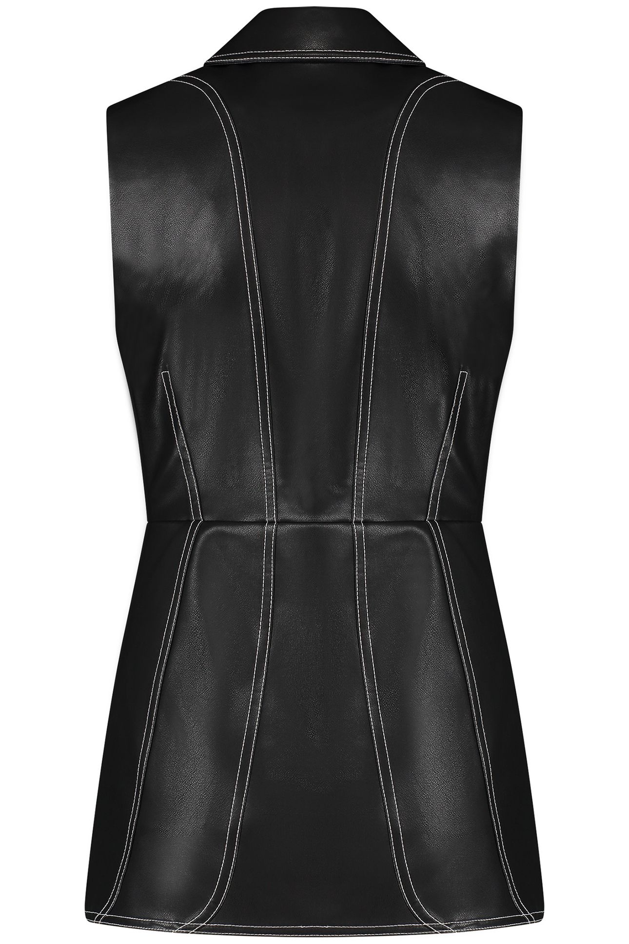 HANIA SLEEVELESS WAISTCOAT BLACK 3