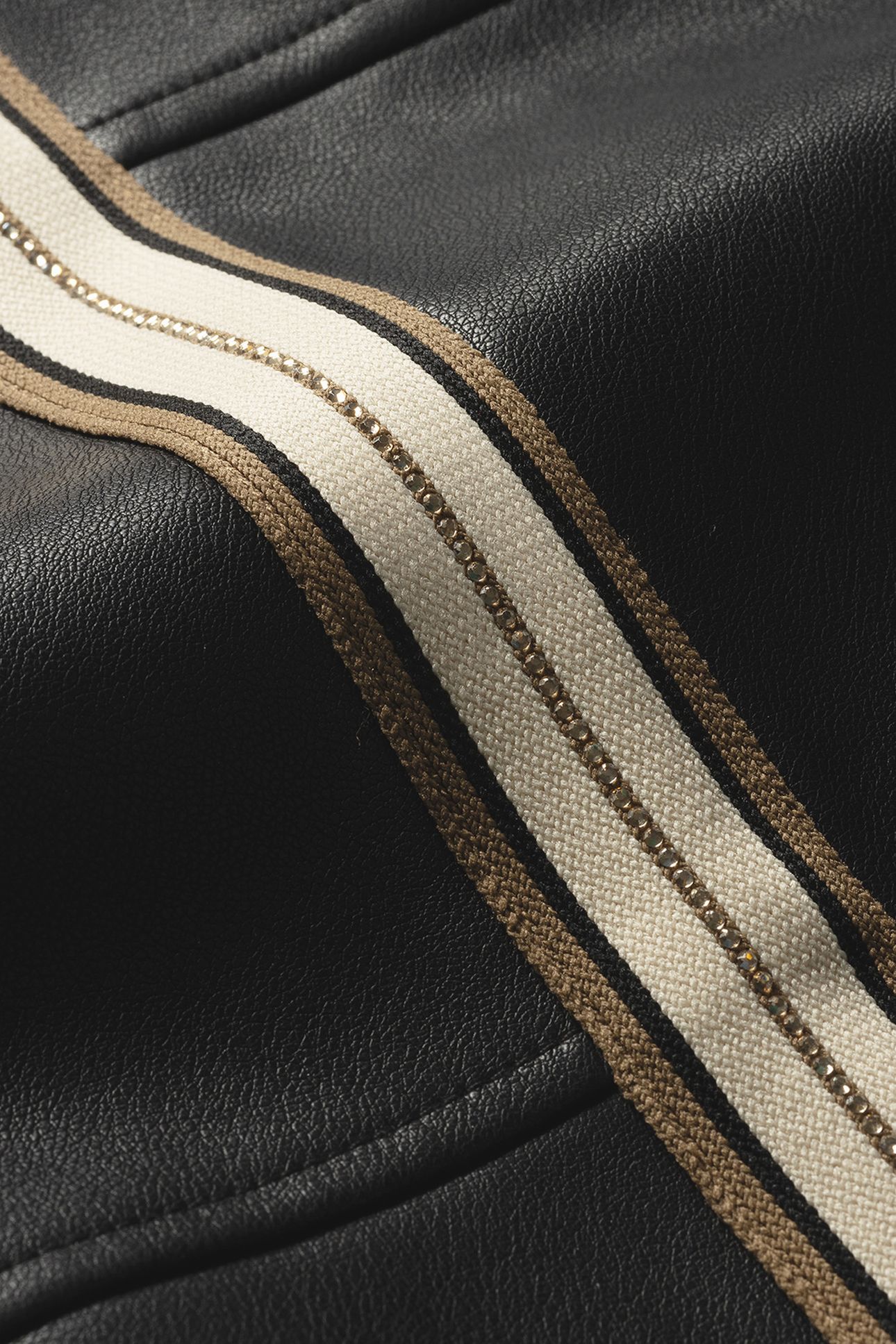 HYDRA PU PANTS BLACK/CARAMEL 3