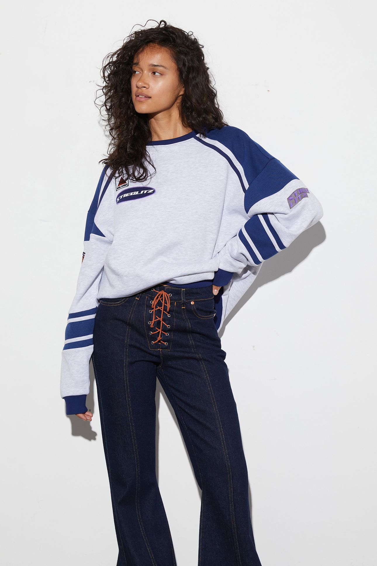 DARA FLARED JEANS DENIM BLUE 3