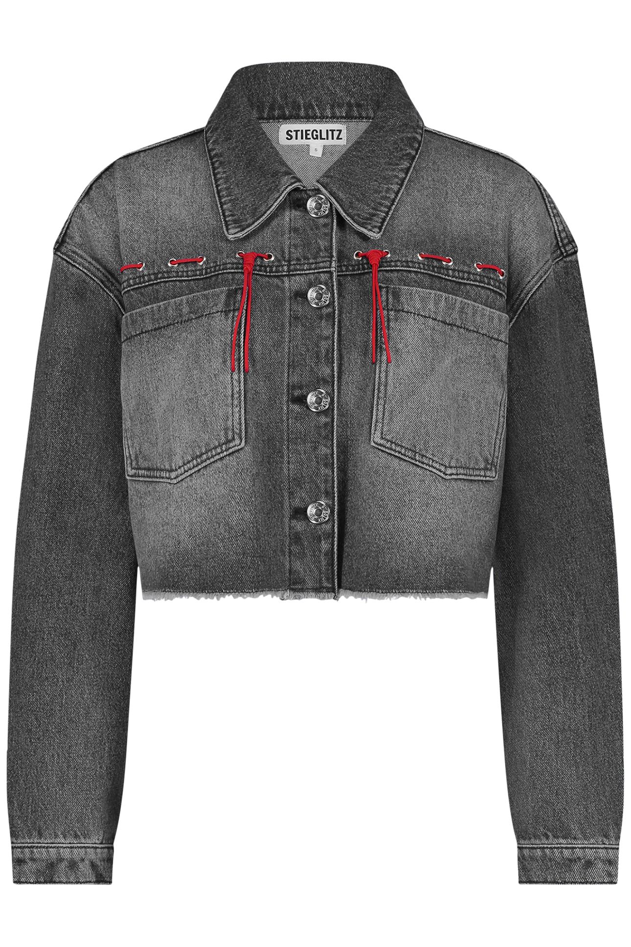 JOLIE CROPPED JACKET BLACK 3