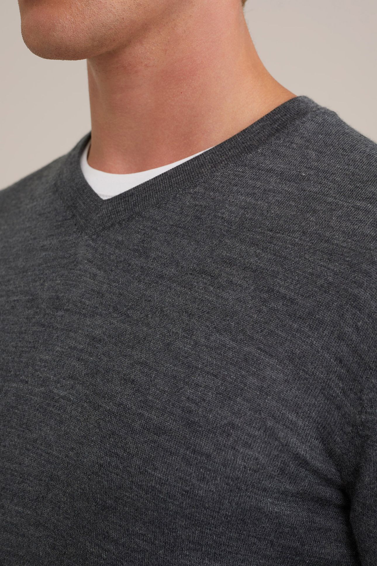 PULLOVER BLENDED DARK GREY 5