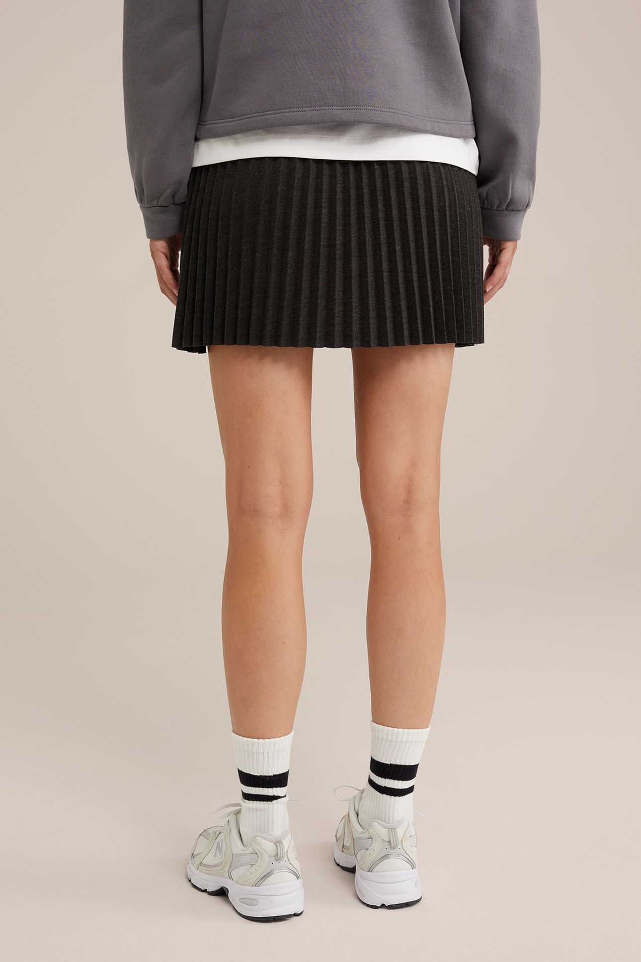 SKIRT MINI LENGTH DARK GREY 2