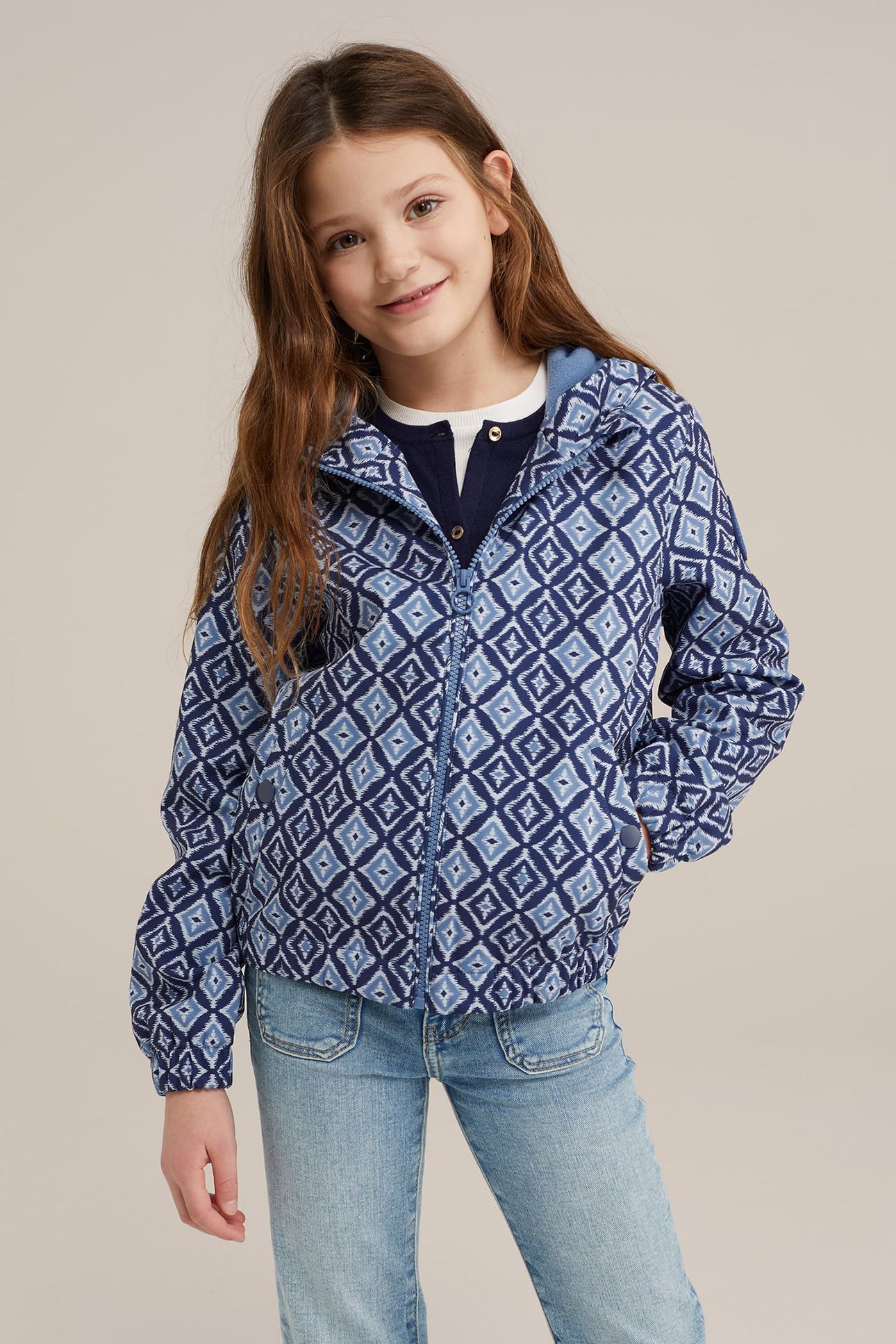 JACKET NORMAL LENGTH ICE BLUE 1