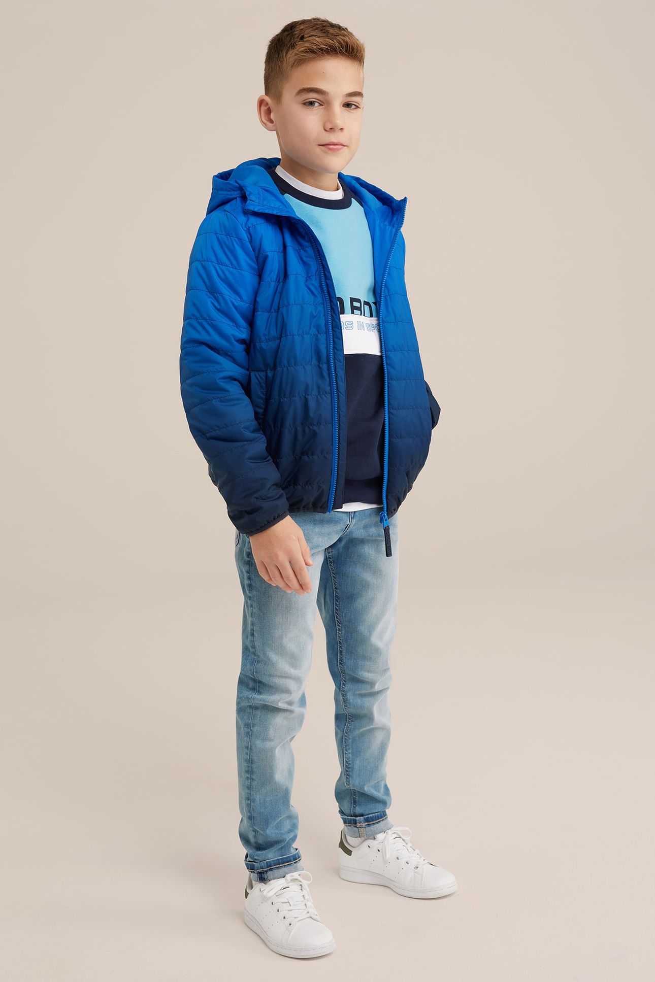 JACKET NORMAL LENGTH DARK BLUE 1
