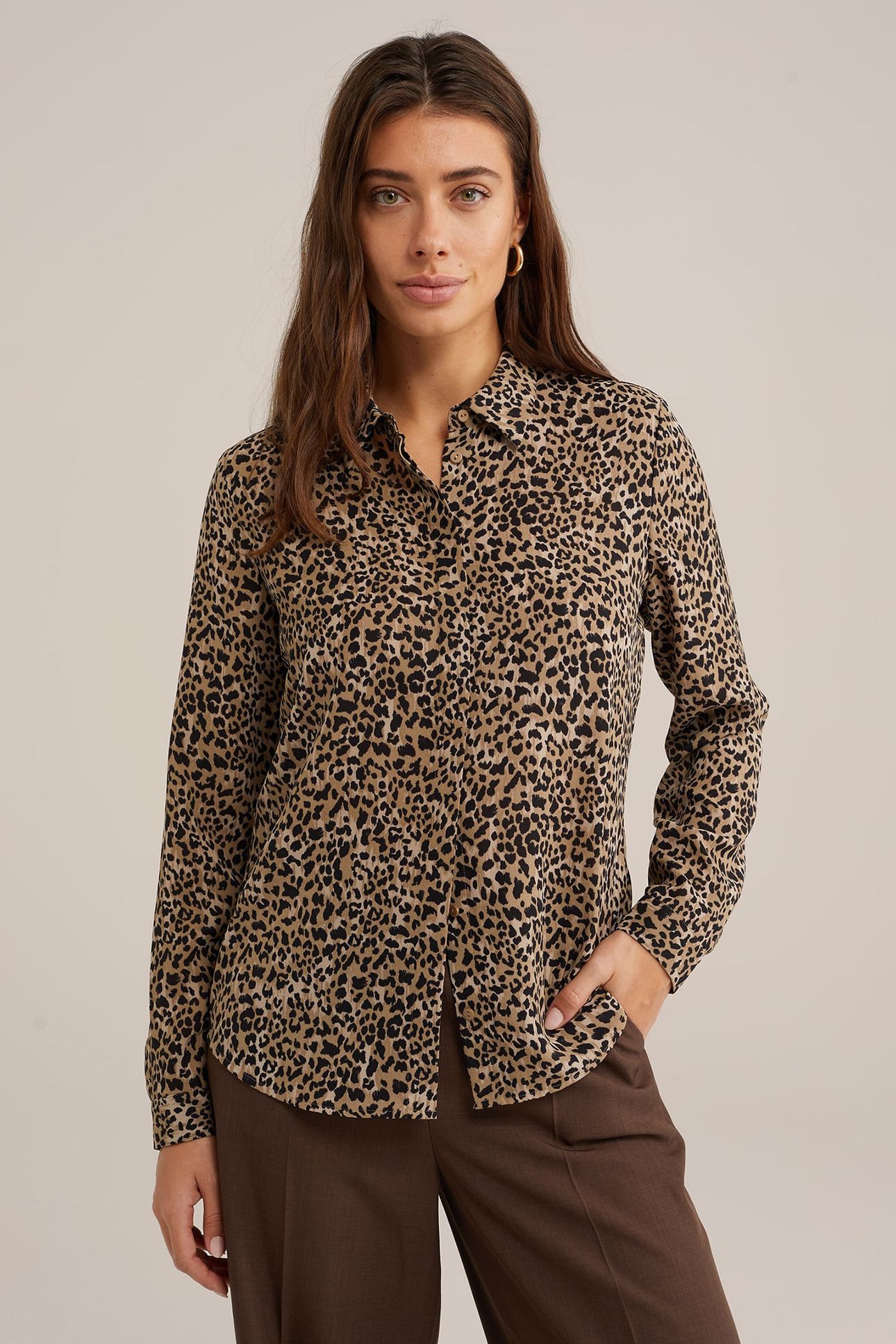 BLOUSE BROWN 1