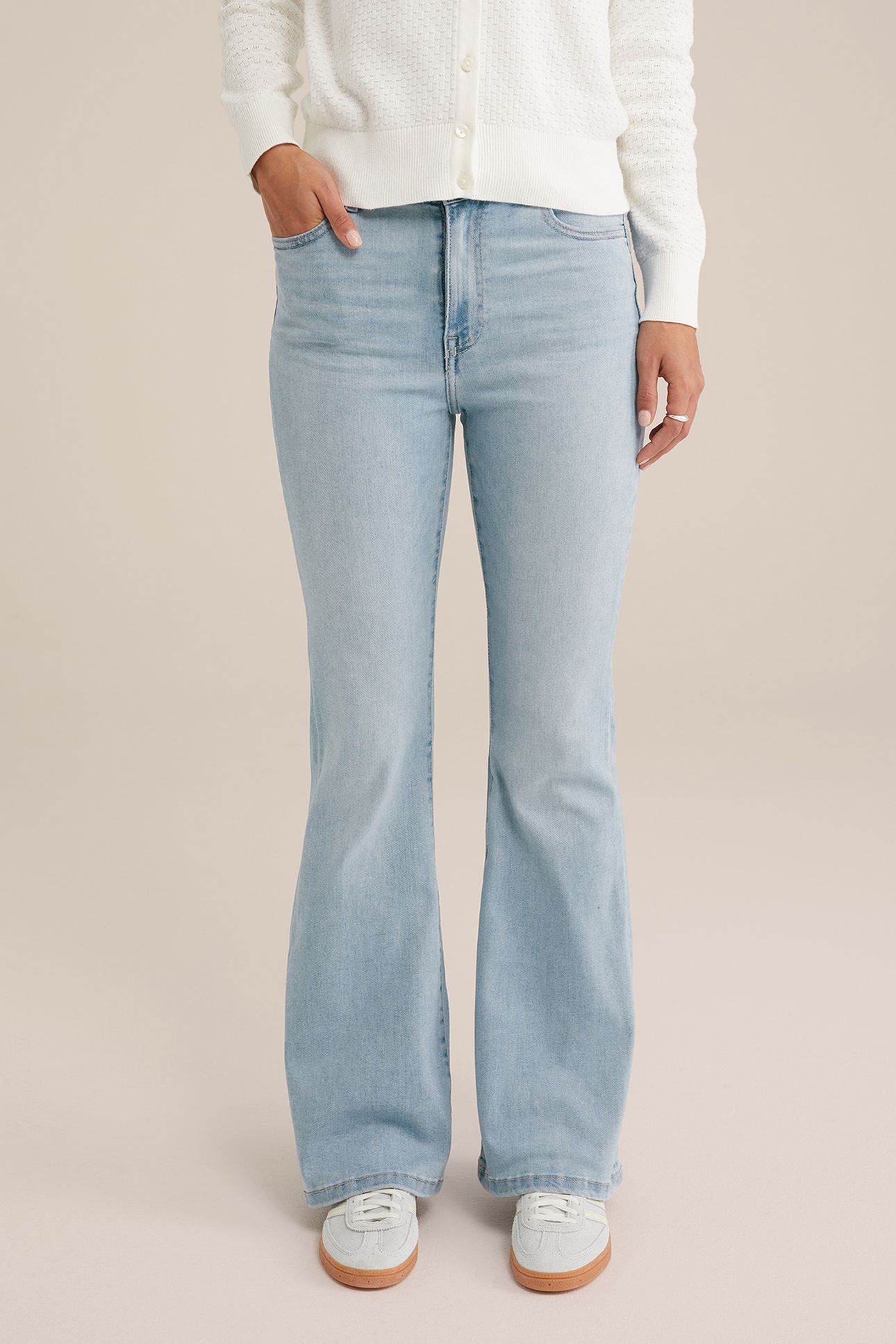5-POCKET HIGH WAIST LIGHT BLUE 1