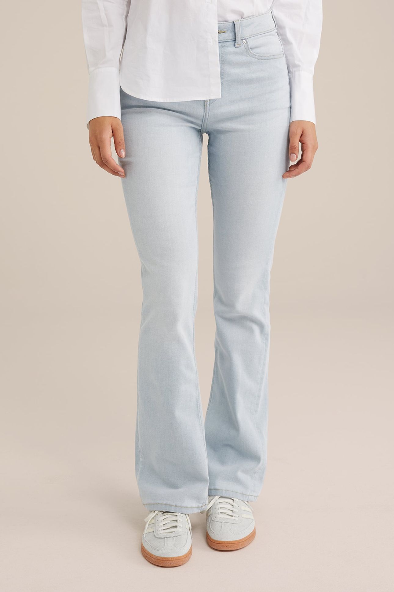 5-POCKET MID WAIST LIGHT BLUE 1