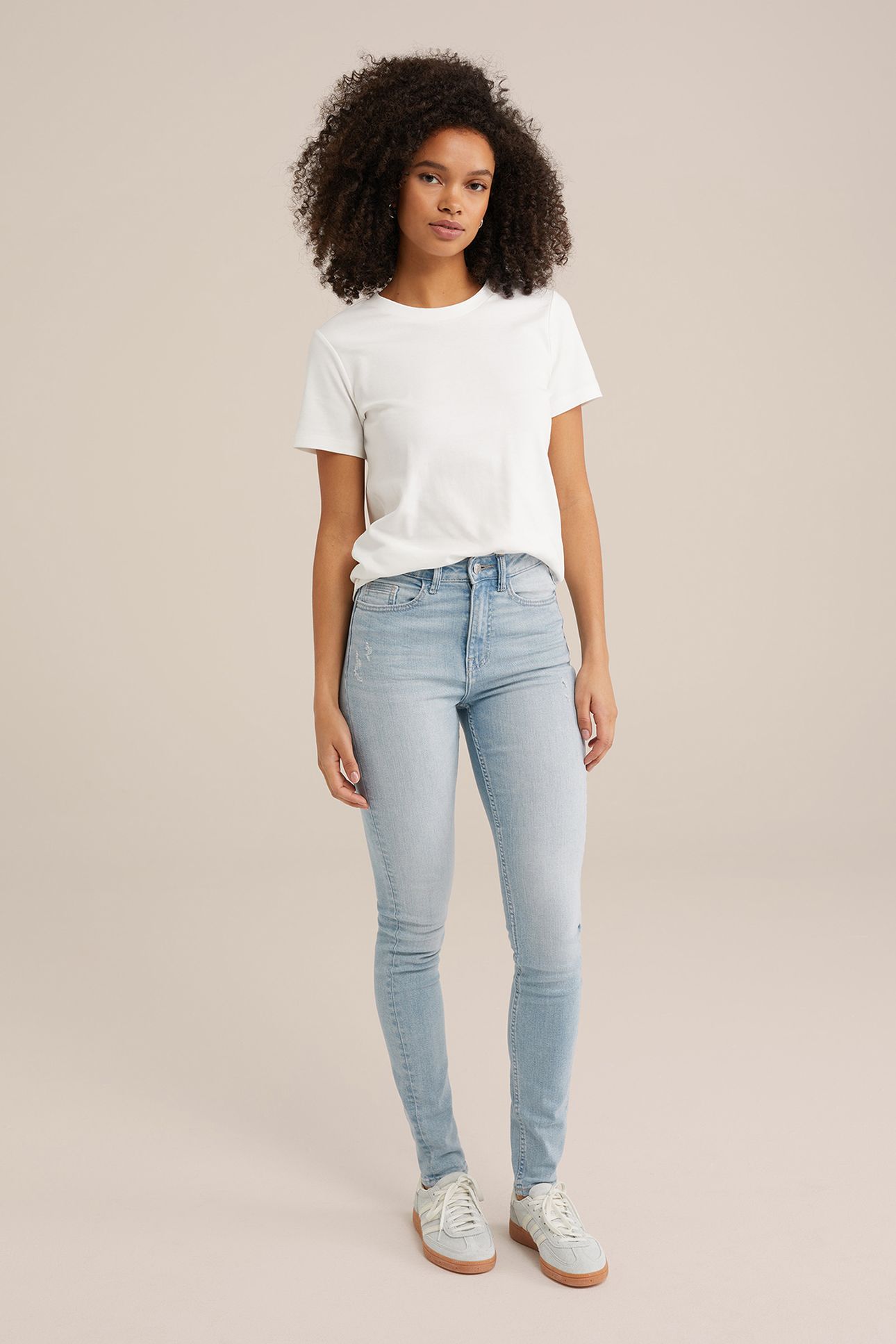 5-POCKET HIGH WAIST BRIGHT BLUE 3