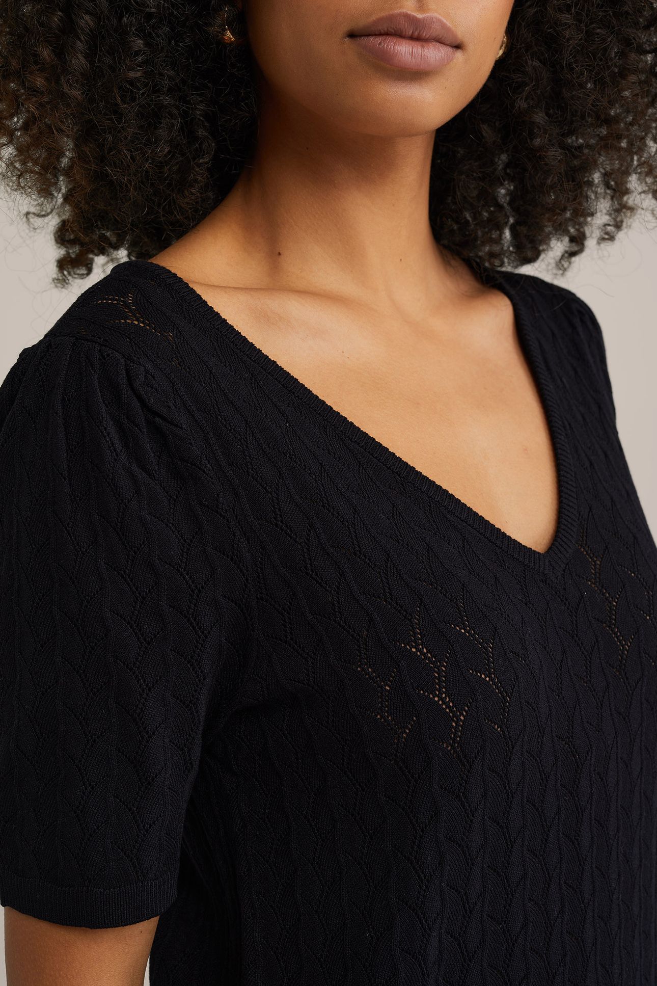 KNITTED PULLOVER BLACK 5