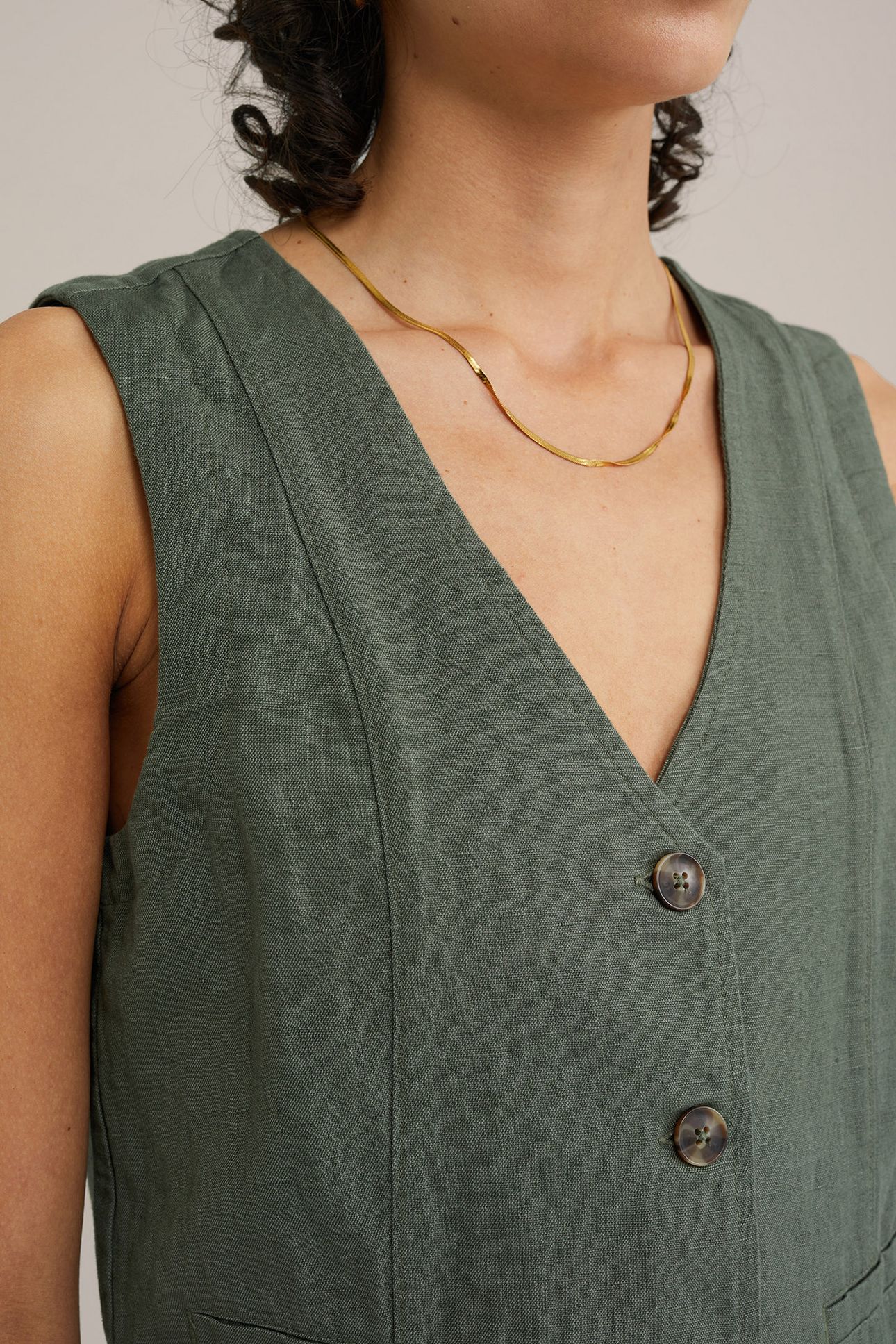 WAISTCOAT DARK GREEN 6