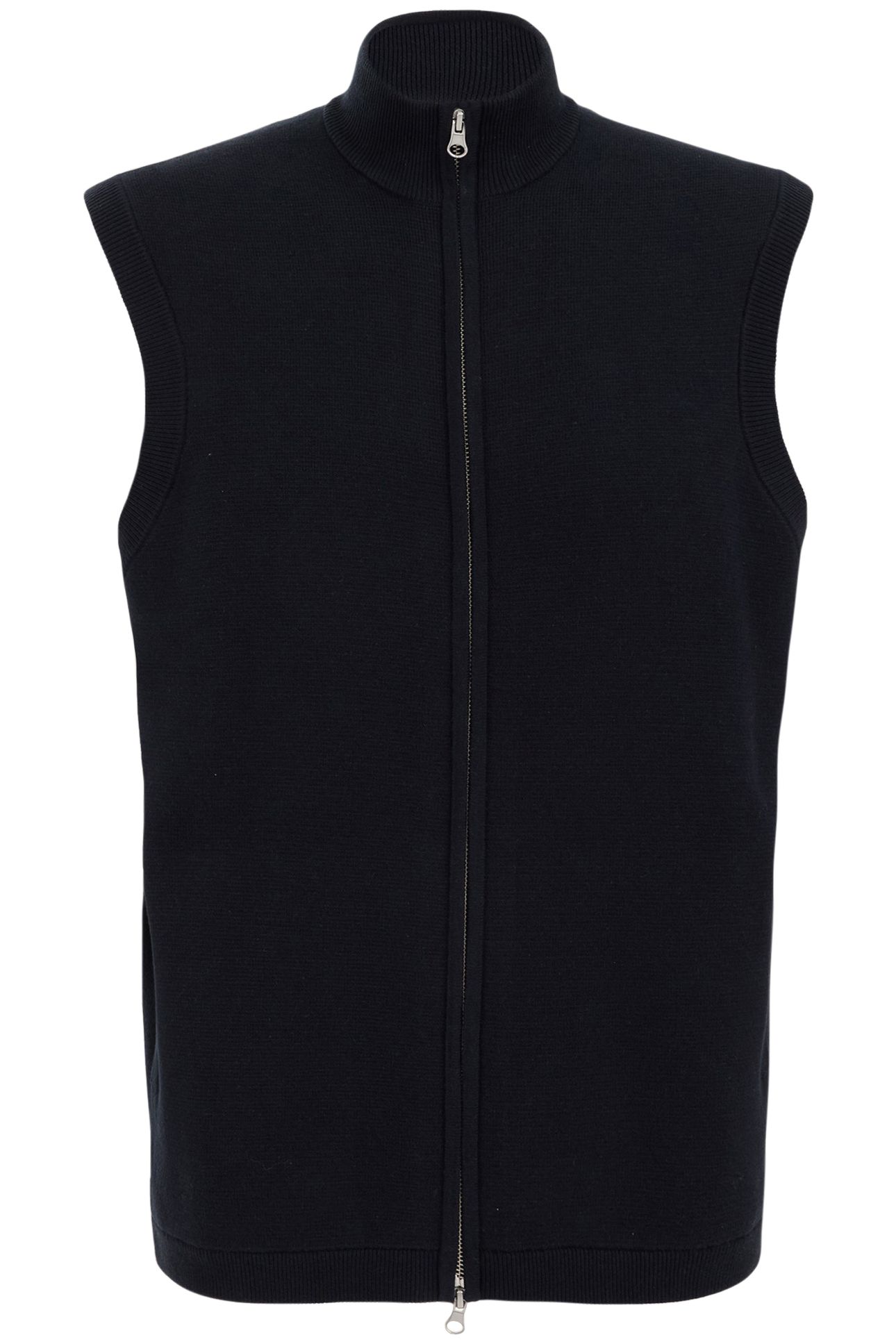 CARDIGAN WITH ZIPPER NAVY BLUE 4