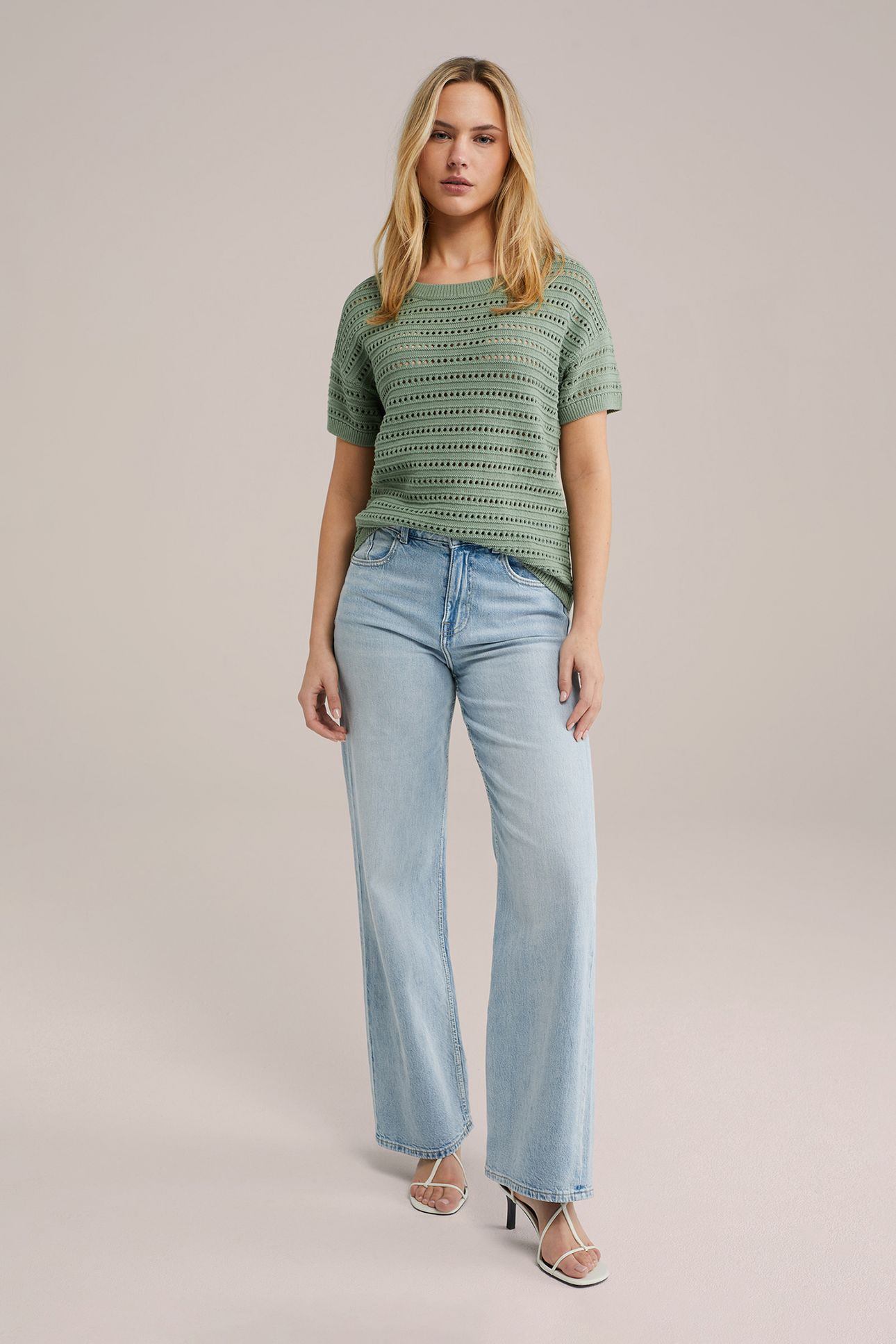 KNITTED PULLOVER LIGHT GREEN 3