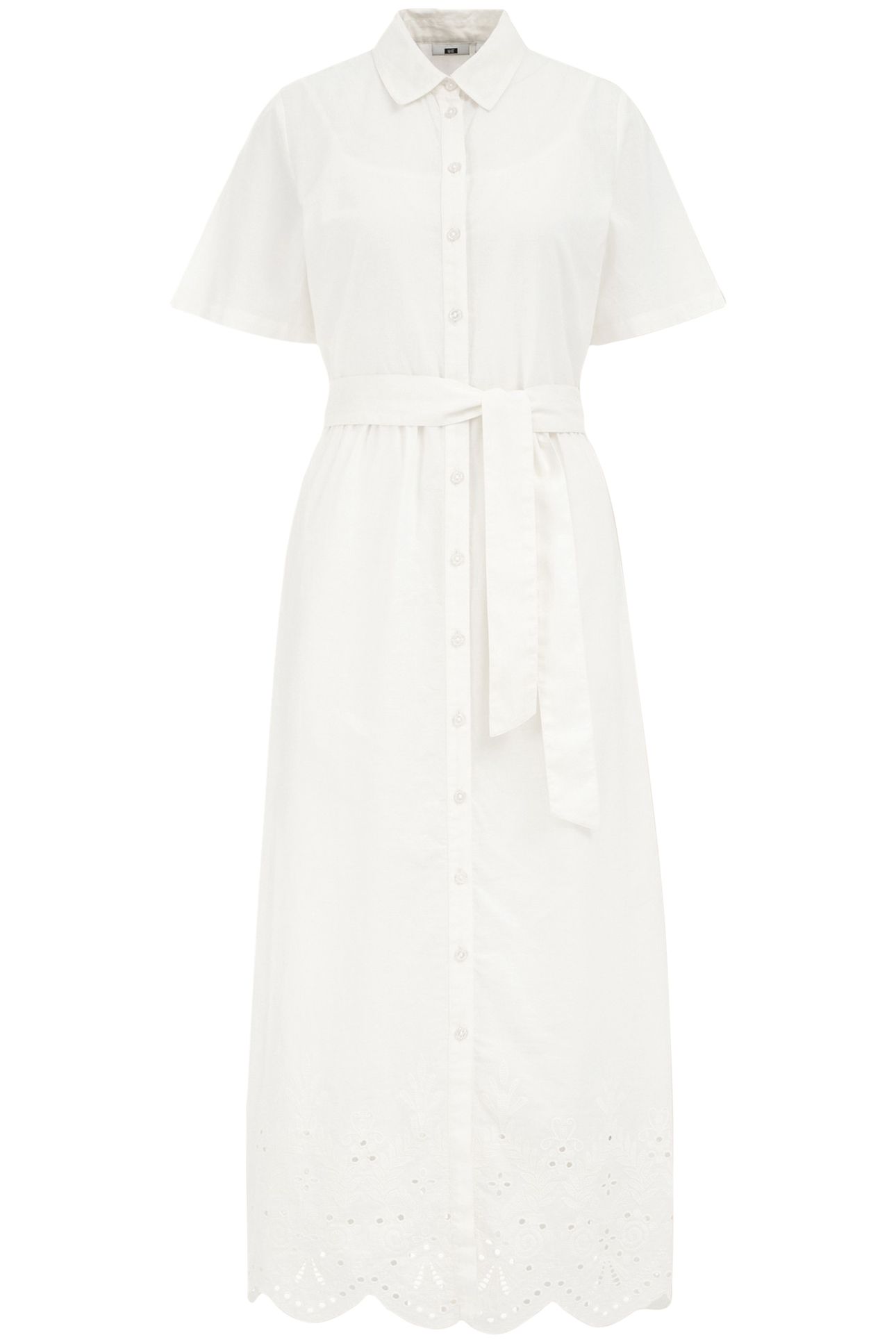 DRESS MID LENGTH WHITE 3