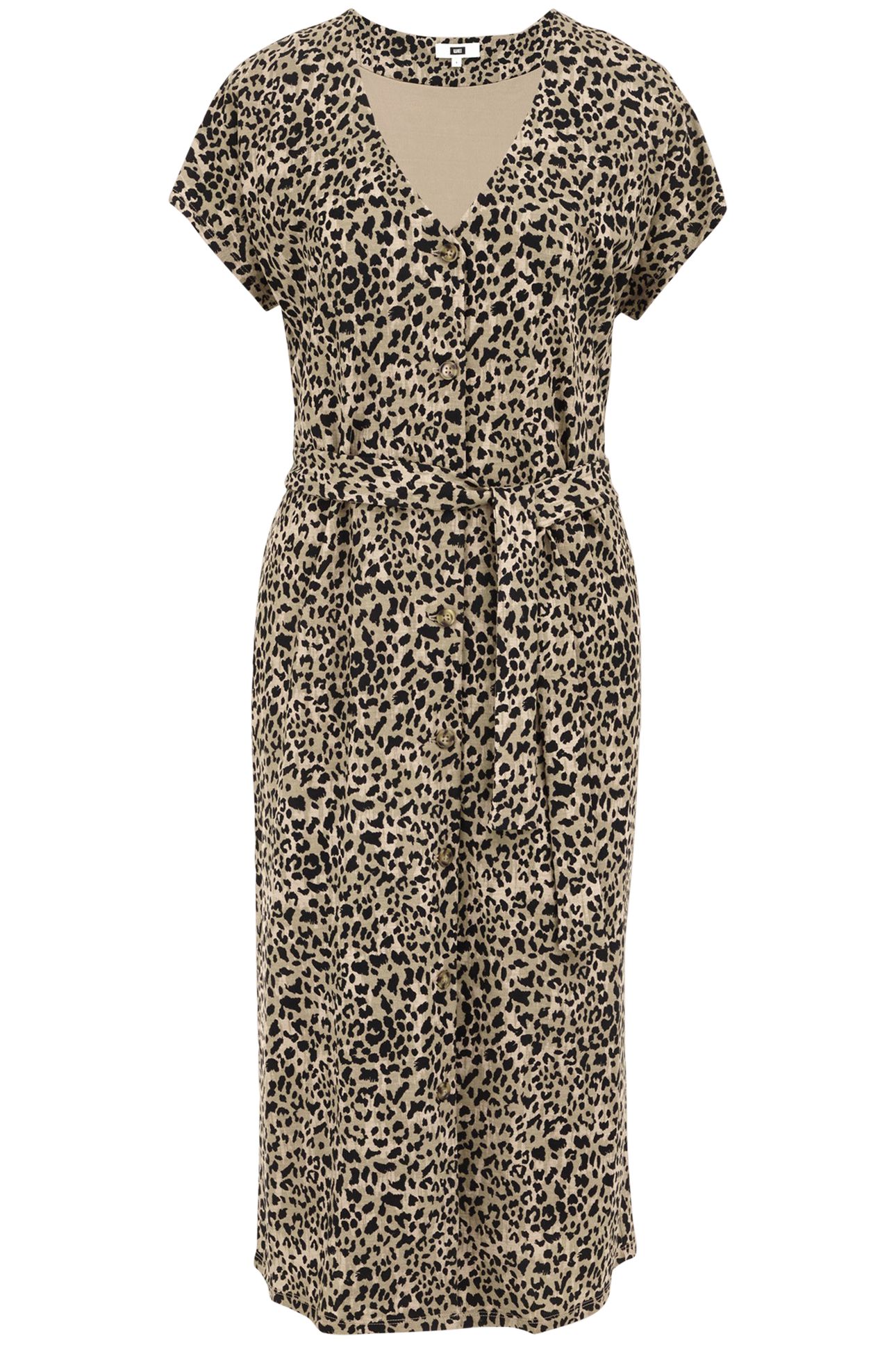 DRESS MIDI LIGHT BROWN 3
