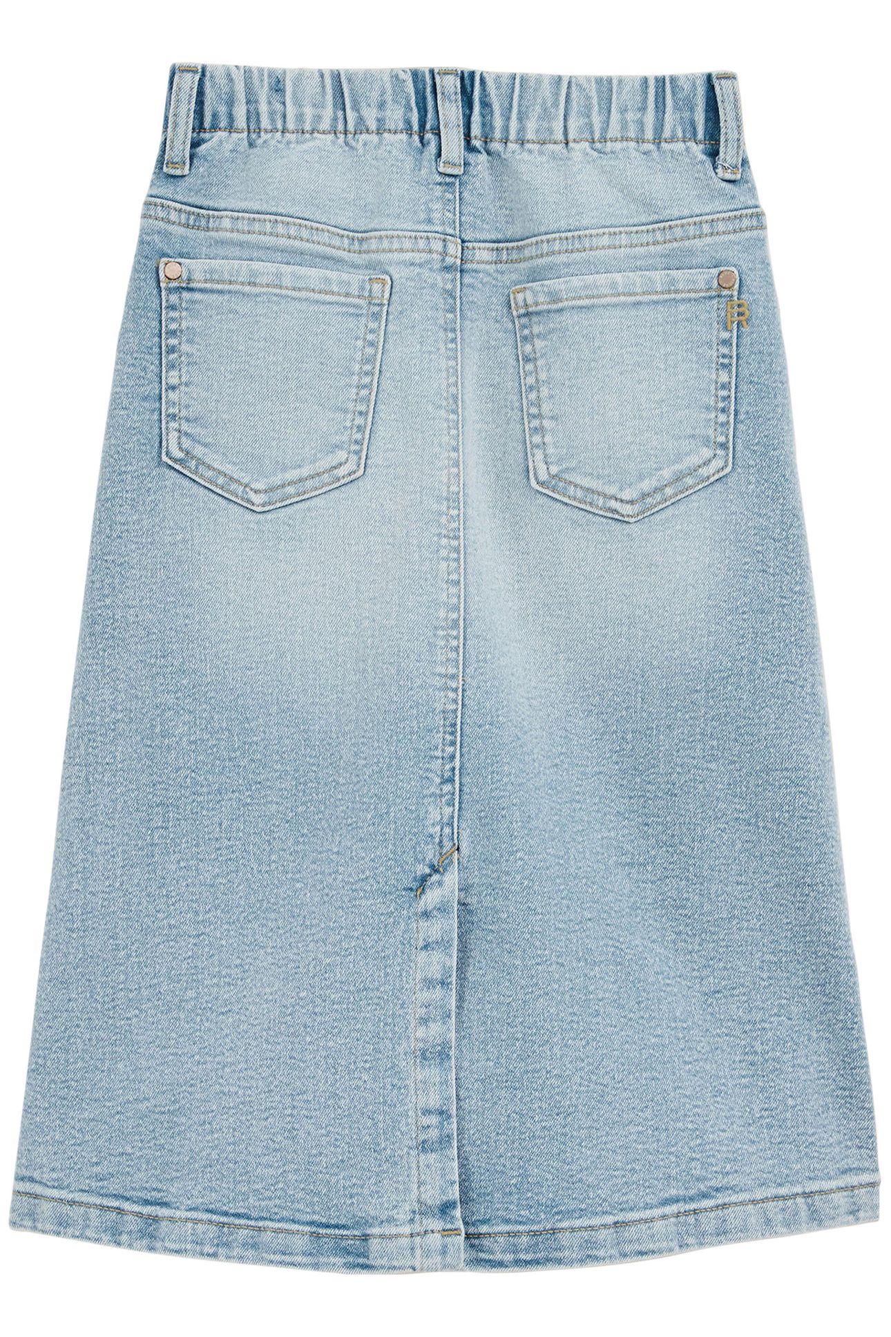 SKIRT MEDIUM LENGTH LIGHT BLUE 4