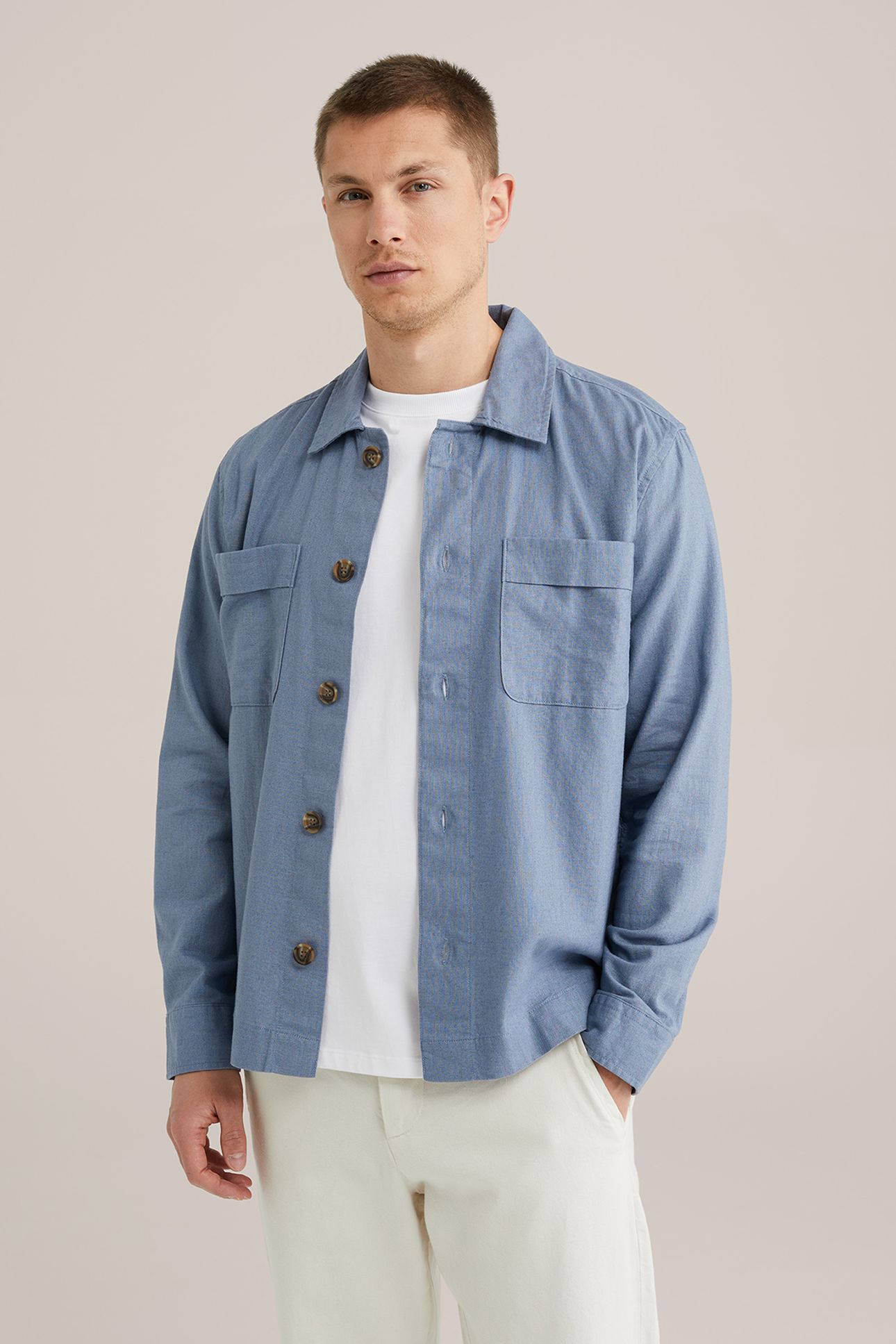 OVERSHIRT GREYISH BLUE 1