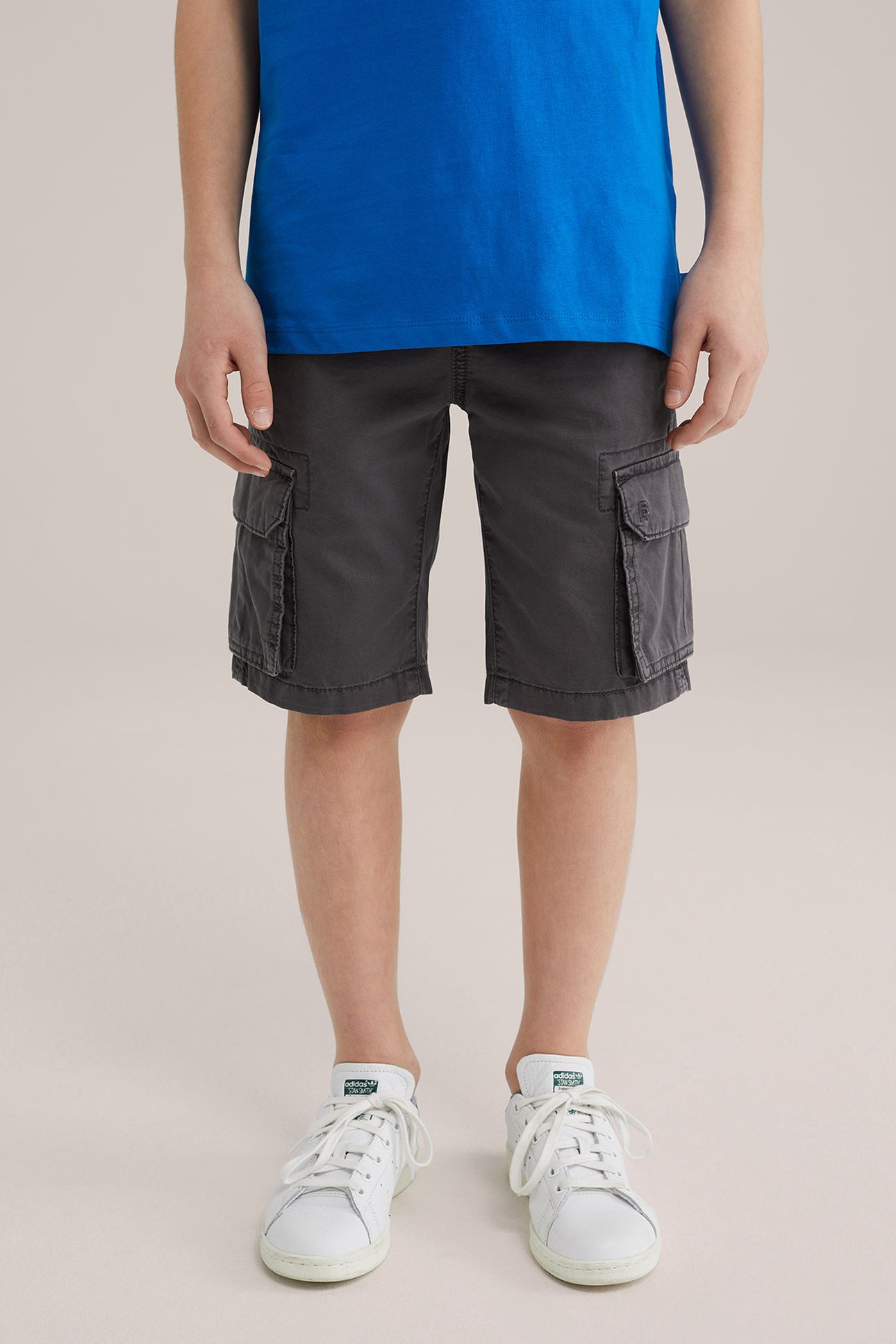 CARGO PANTS BLENDED DARK GREY 1