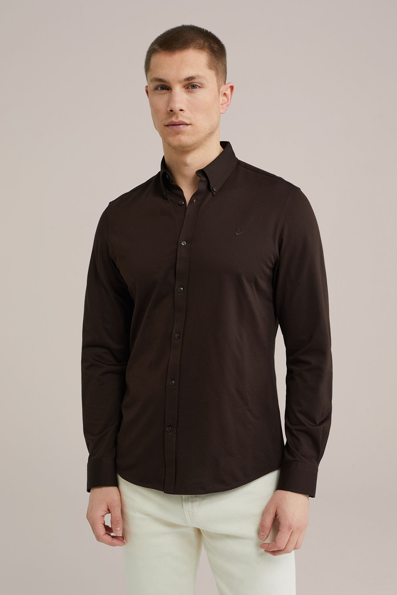SHIRT DARK BROWN 1