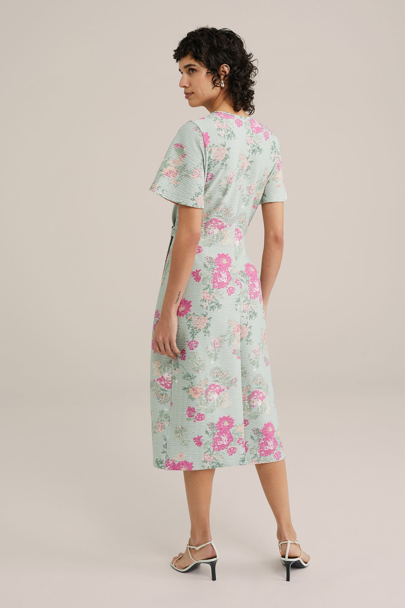 DRESS MID LENGTH MINT GREEN 2