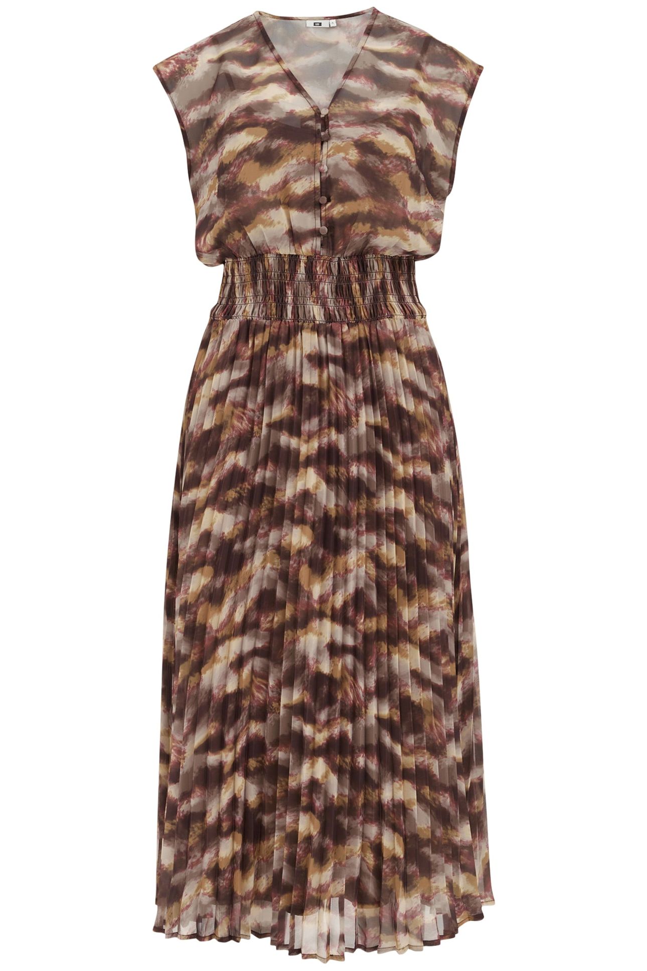 DRESS MID LENGTH MUSTARD YELLOW 3