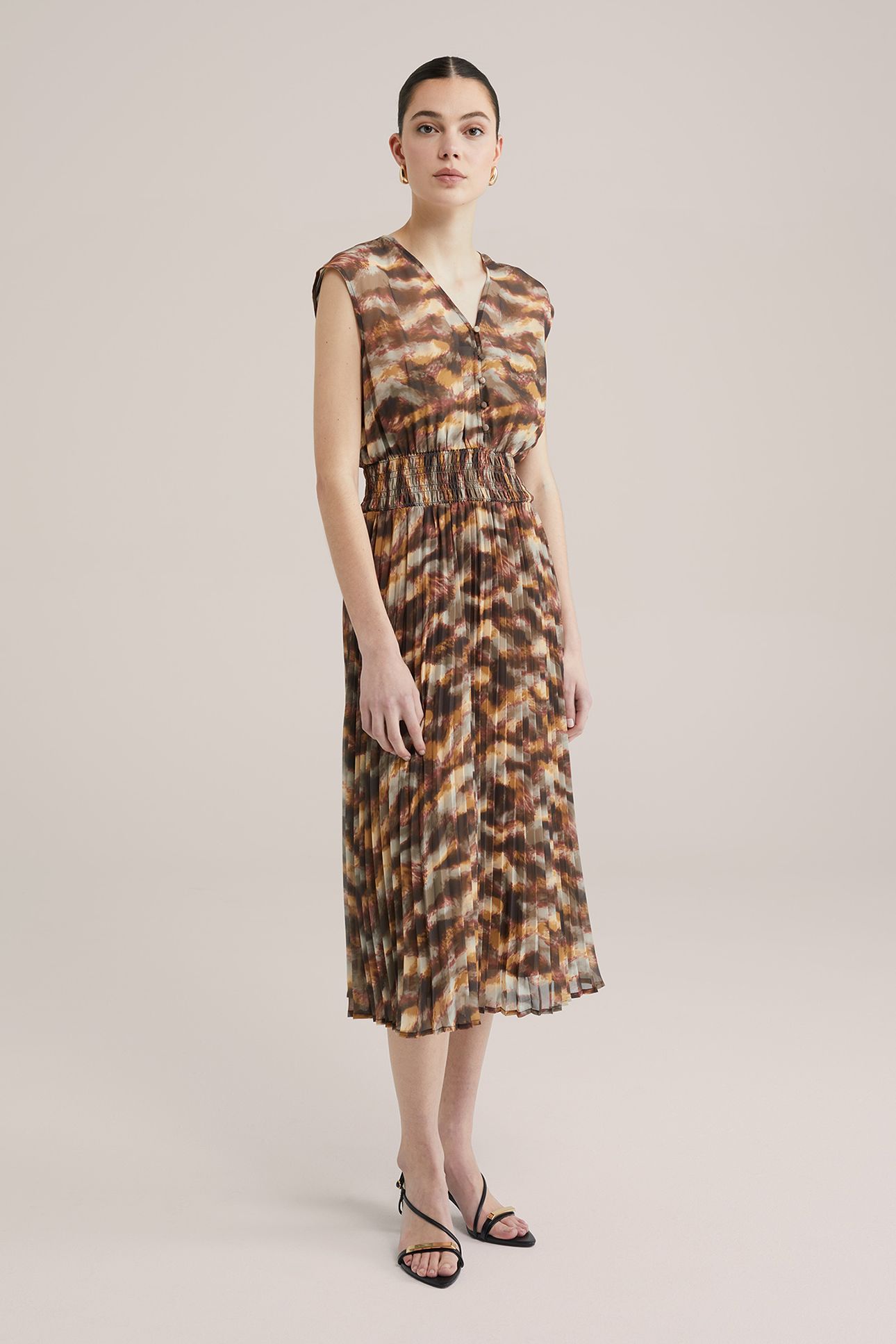 DRESS MID LENGTH MUSTARD YELLOW 1