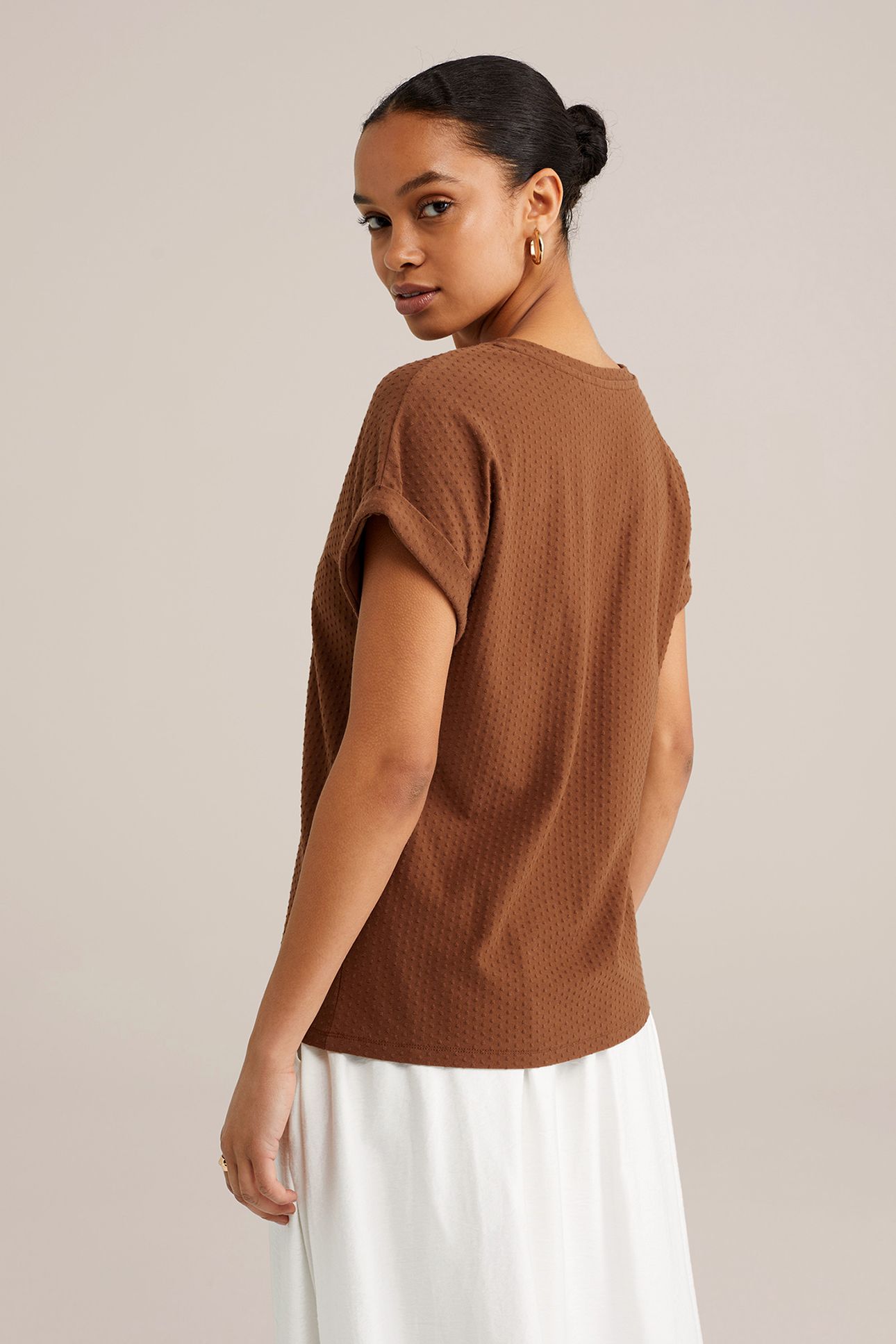 T-SHIRT LIGHT BROWN 2
