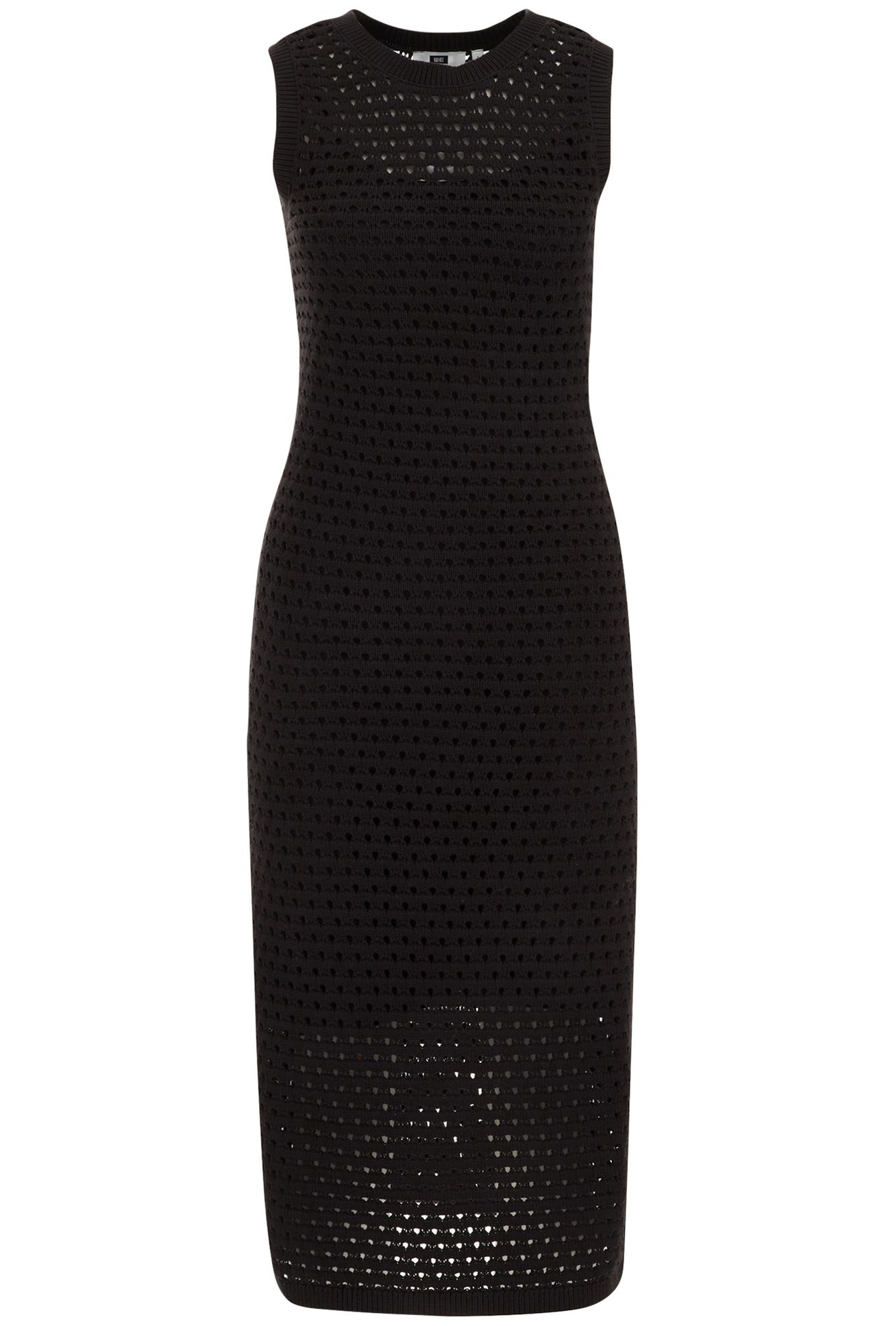 DRESS MID LENGTH BLACK 4