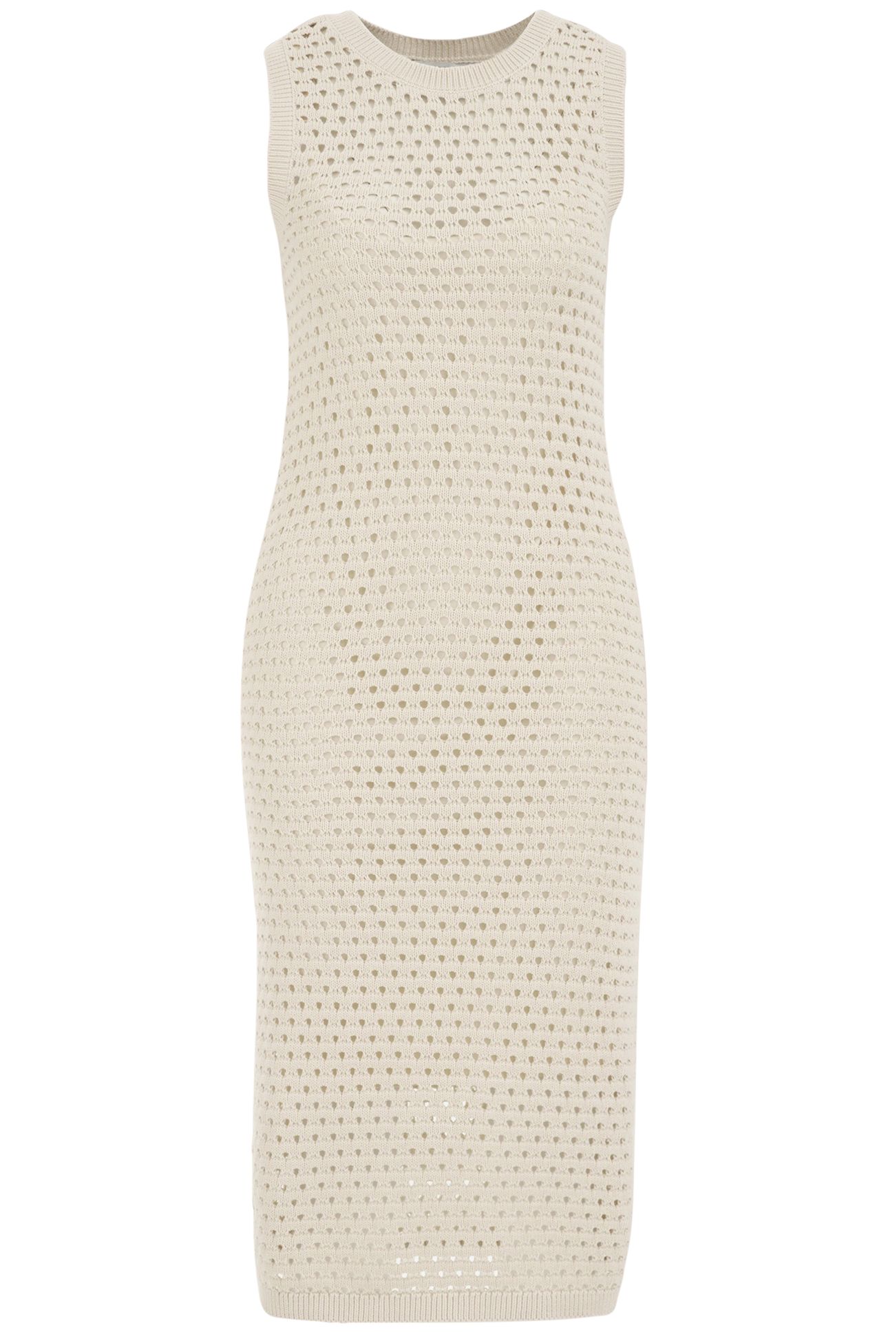 DRESS MID LENGTH BEIGE 4