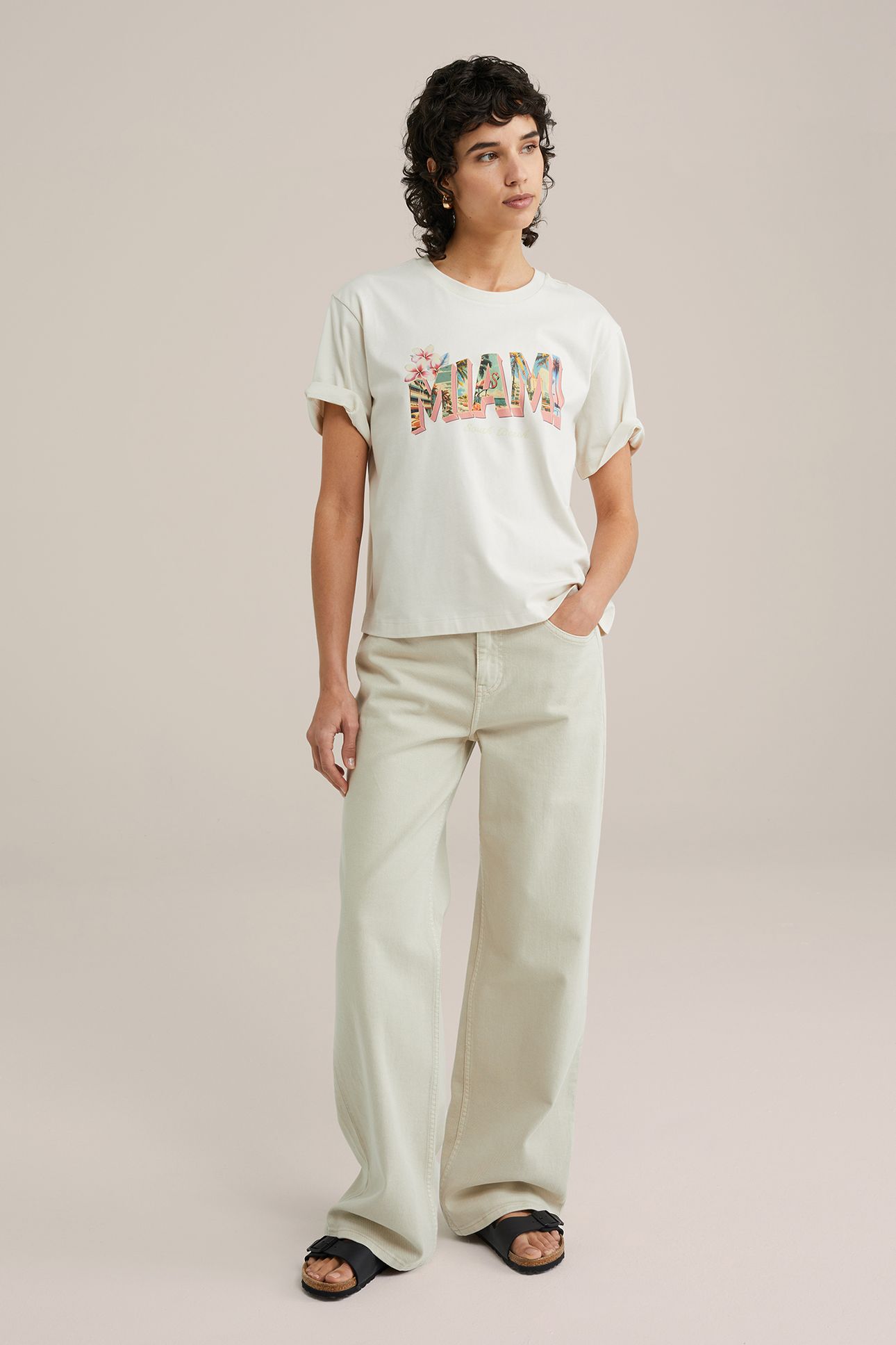 5-POCKET HIGH WAIST BEIGE 3