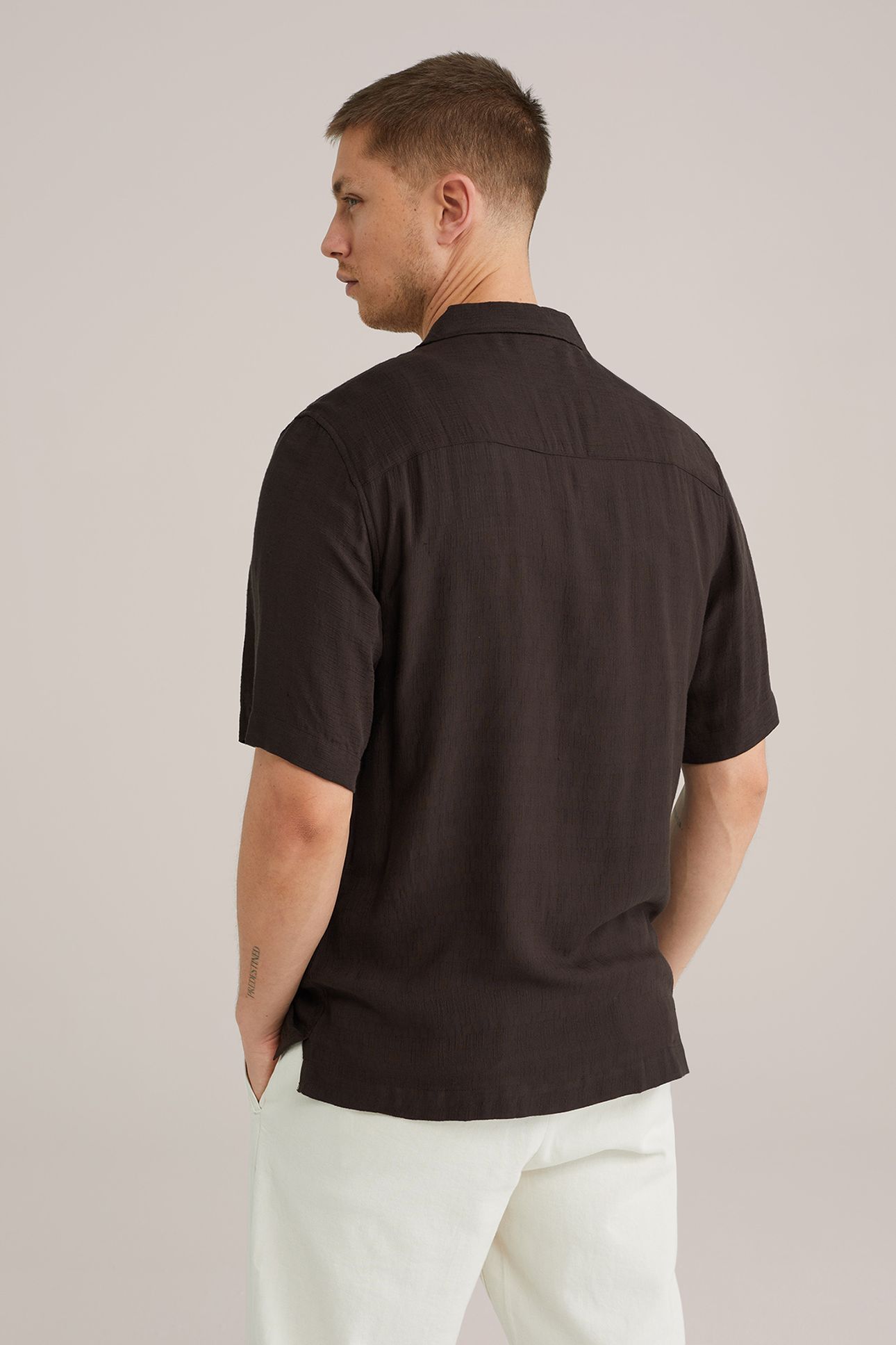 SHIRT DARK BROWN 2