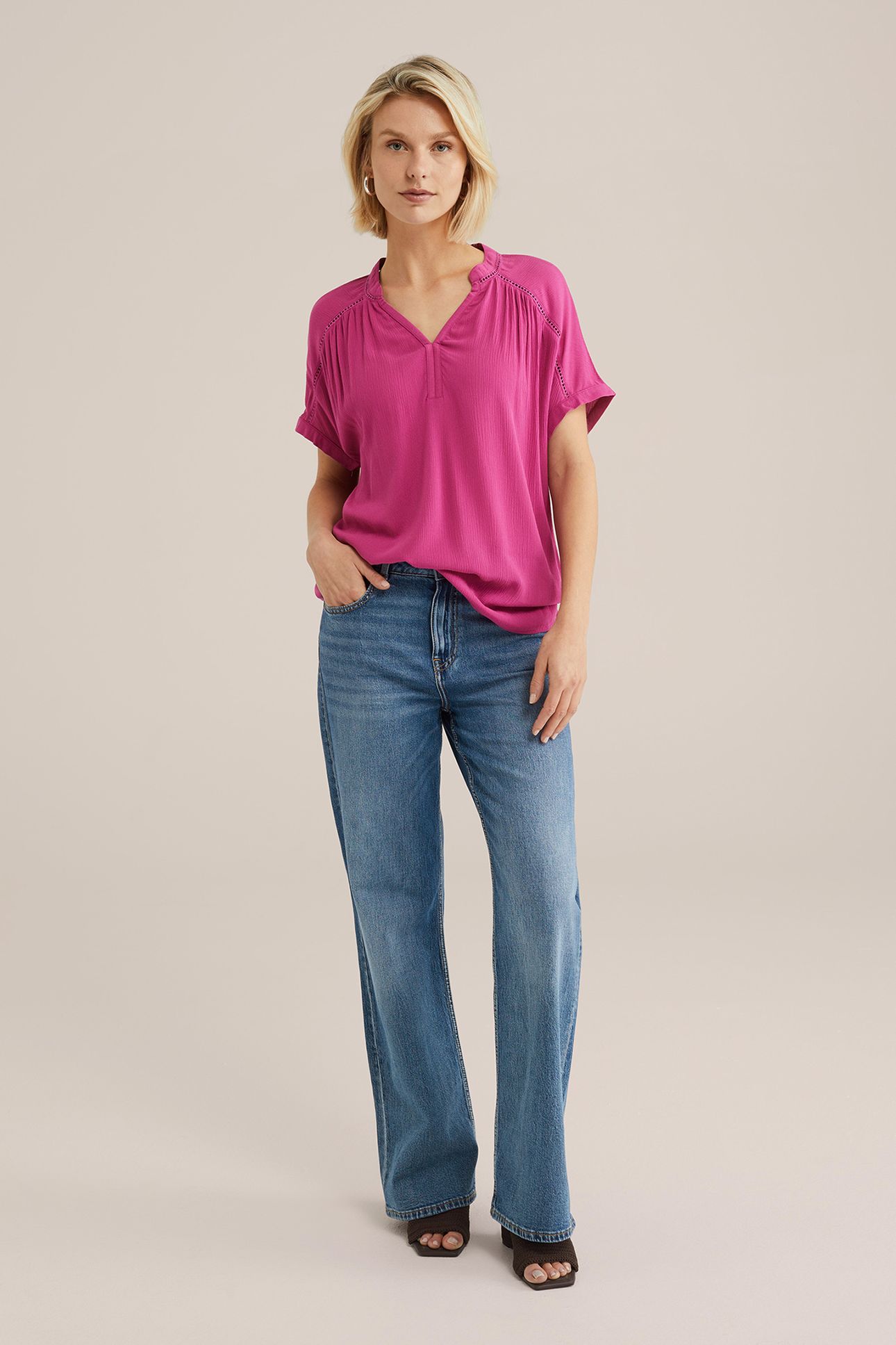 BLOUSE BRIGHT PINK 3