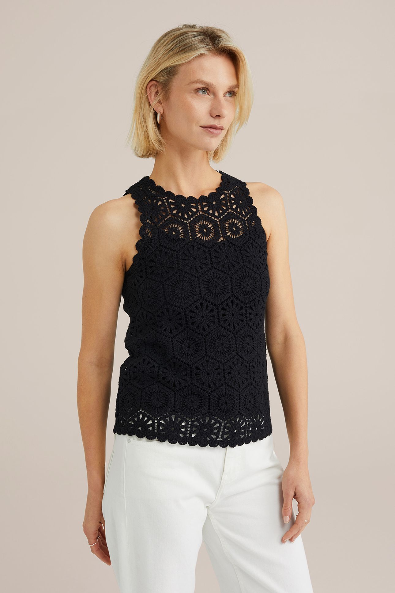 KNITTED PULLOVER BLACK 1