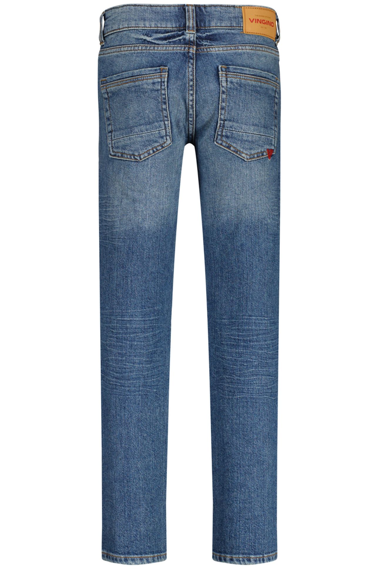 BOYS BRENT JEANS MID BLUE STONE 4