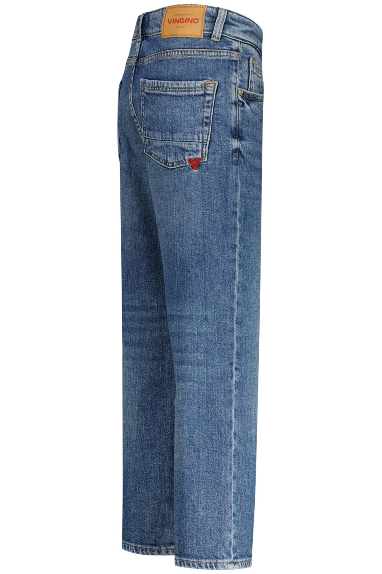 BOYS GERALDO JEANS MID BLUE WASH 5