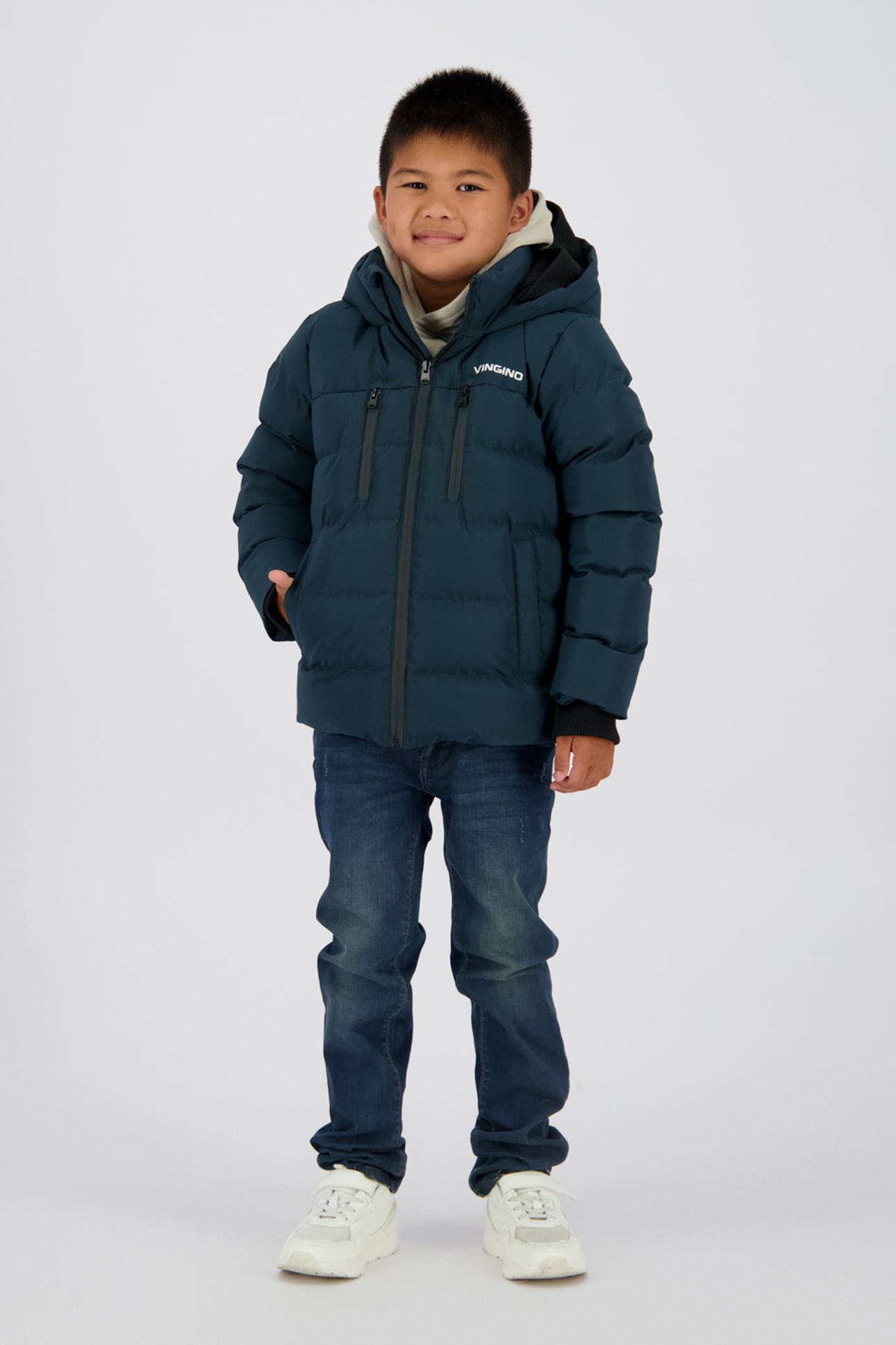 BOYS TIGON JACKET OUTDOOR DARK GREEN 1