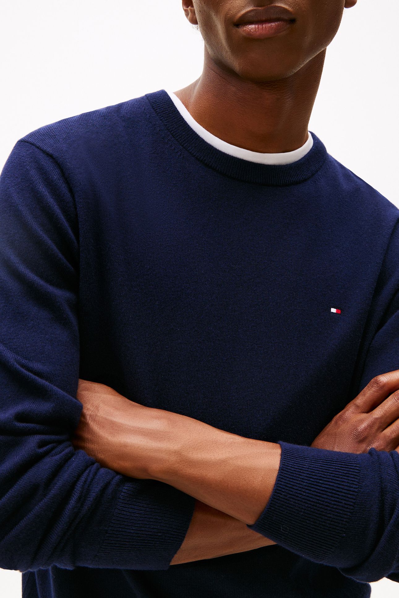 PIMA ORGANIC COTTON CASHMERE JUMPER DESERT SKY 6