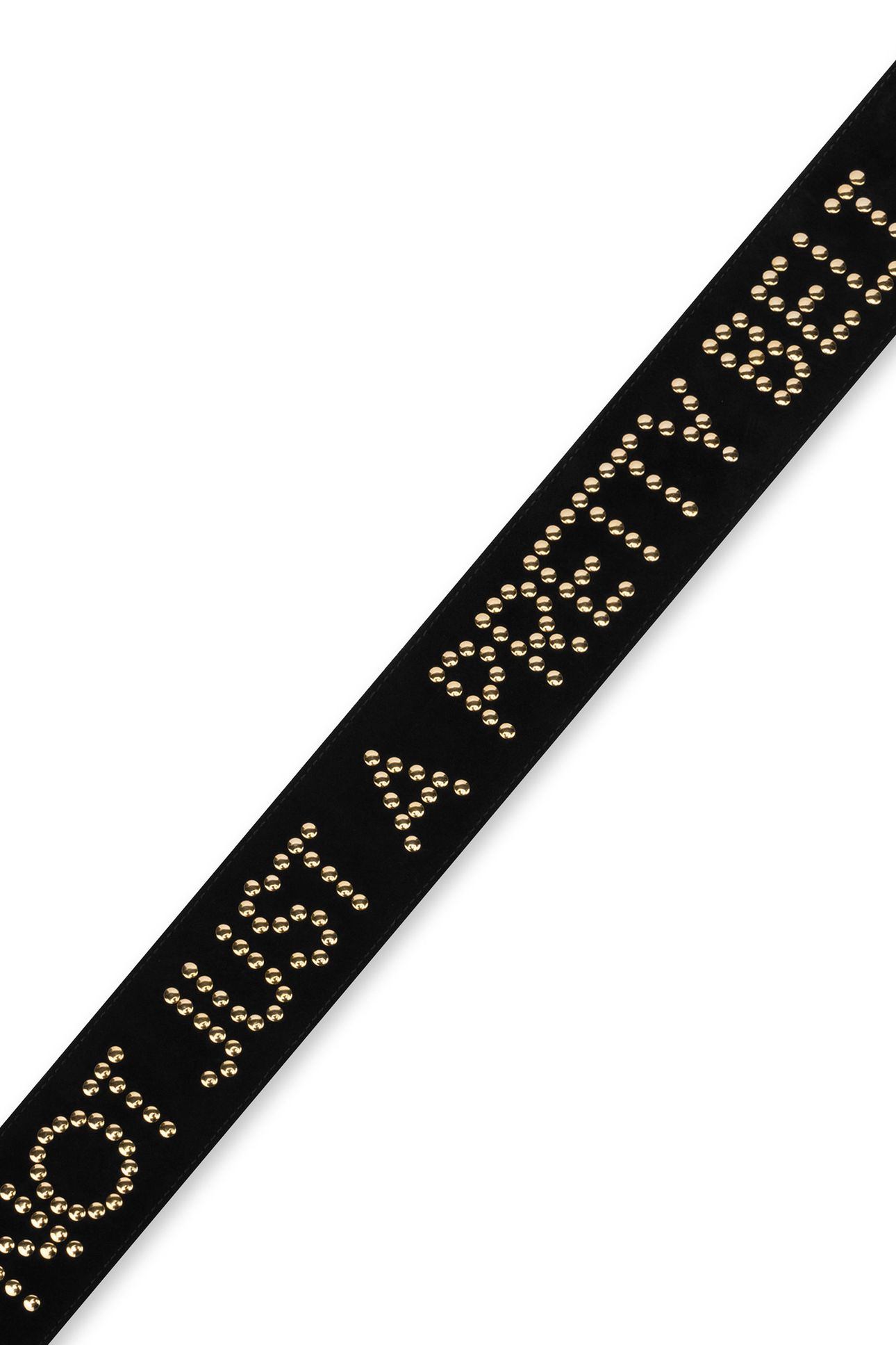 SUEDE BELT NOT JUST A PRETTY BELT BLACK 3