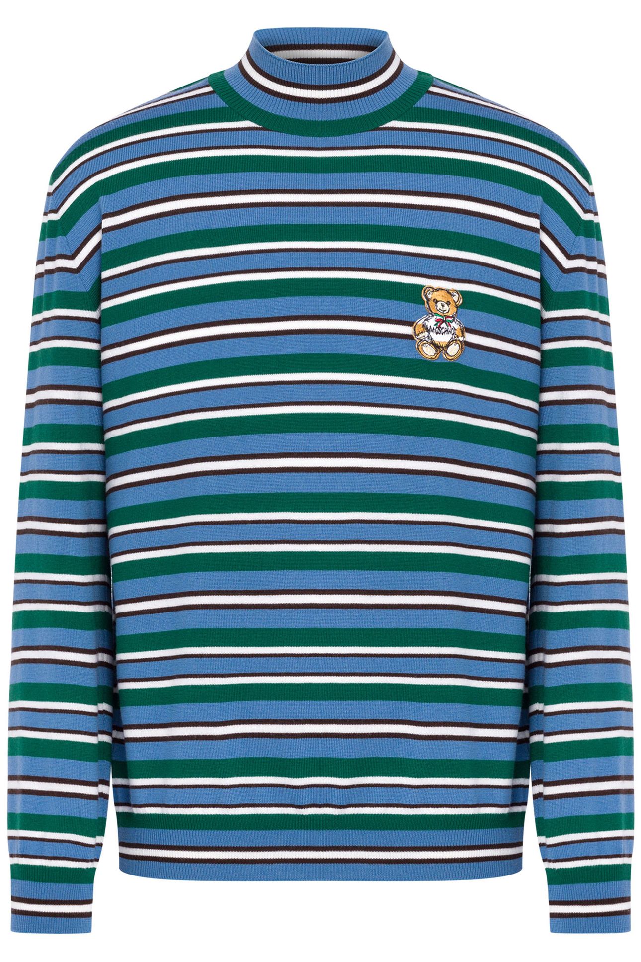 STRIPES TURTLENECK SWEATER BLUE 3