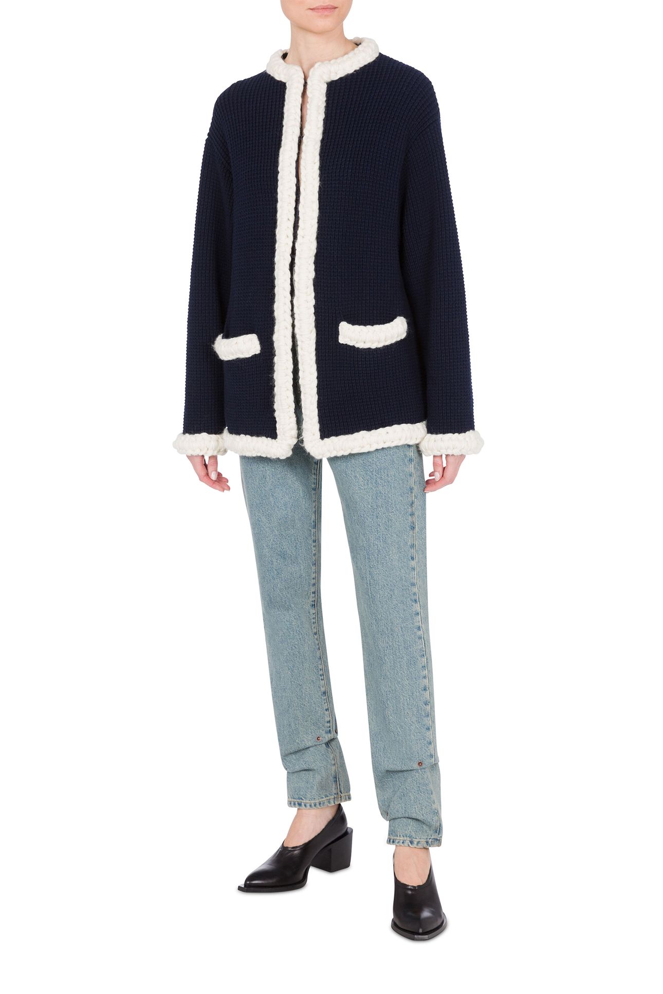 SUPERFINE LAMBSWOOL JACKET BLUE 1