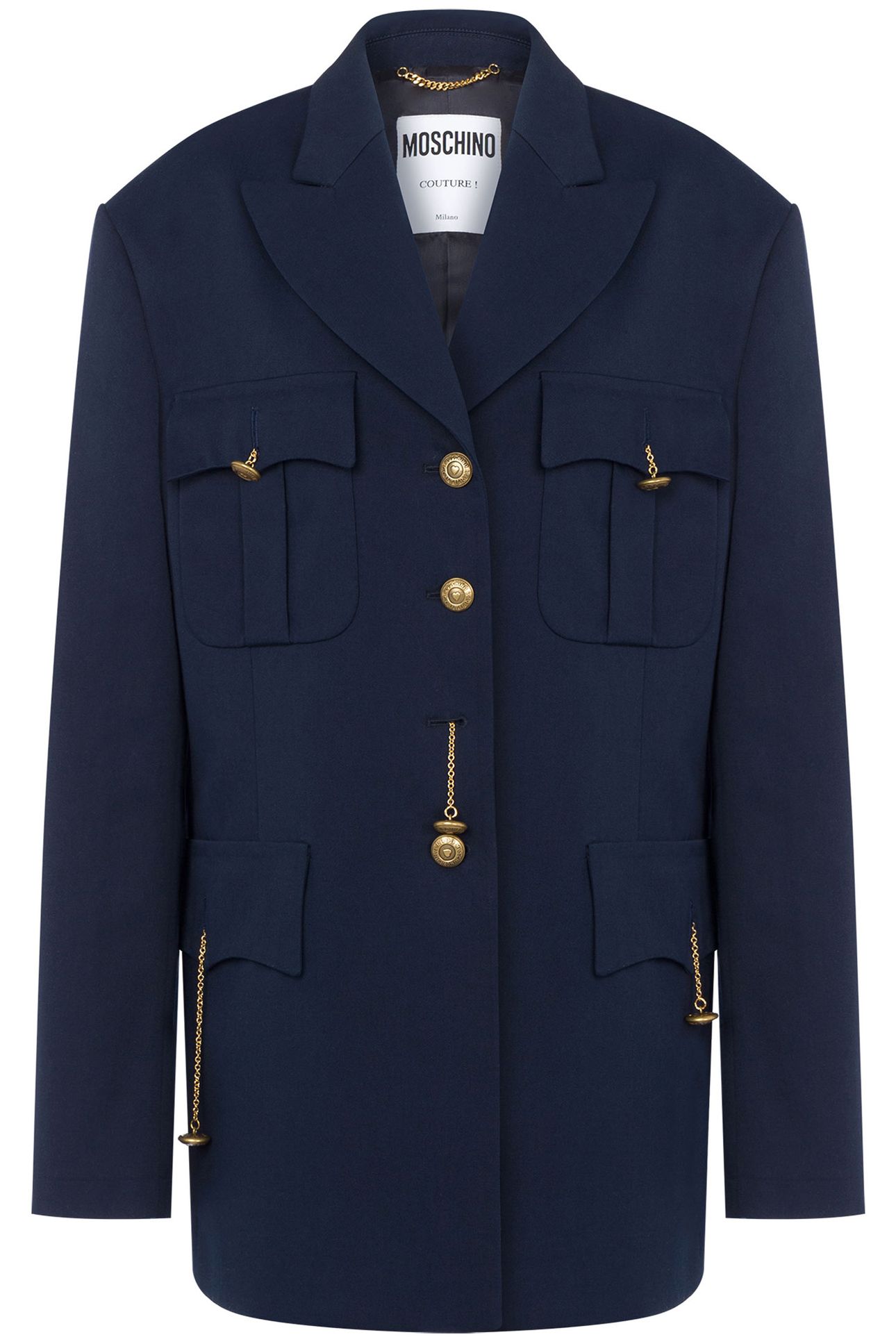GABARDINE JACKET MILITARY TWIST BLUE 3
